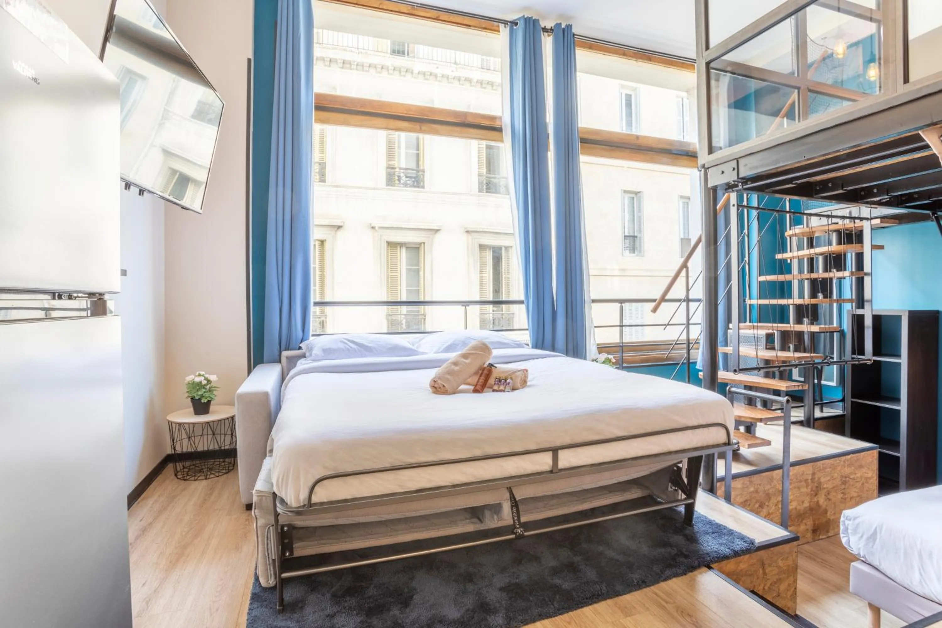 Bed in ADIRA Résid'Marseille Vieux-port 2 étoiles