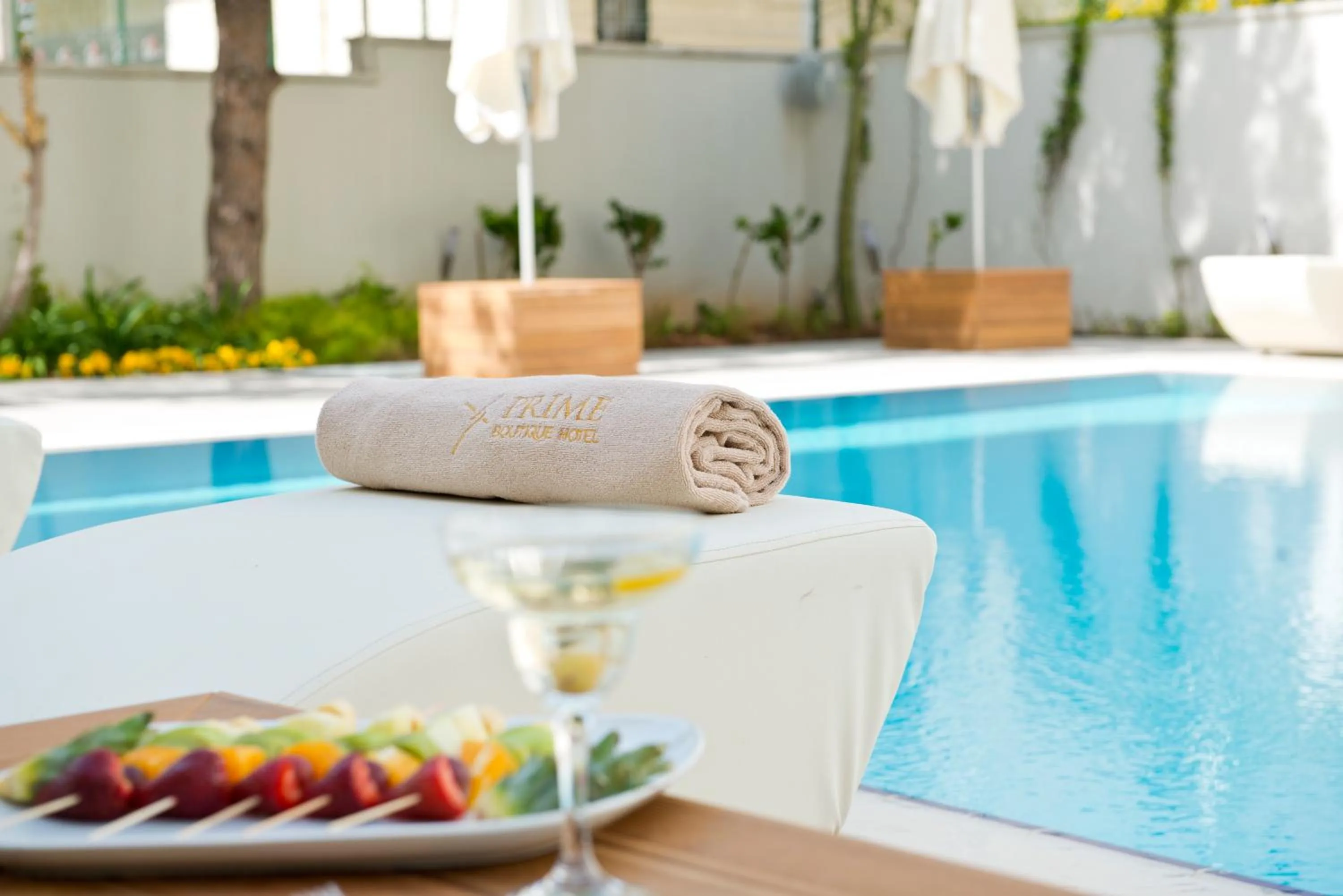 Swimming pool in Prime Boutique Hotel