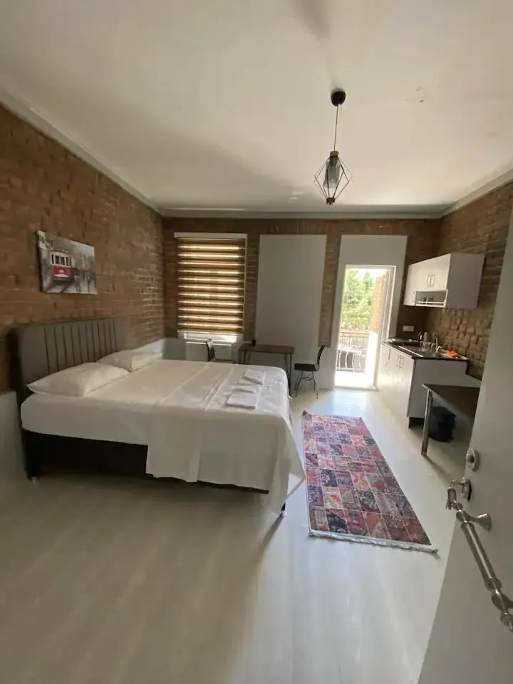 Bed in Zelya Istanbul Flats