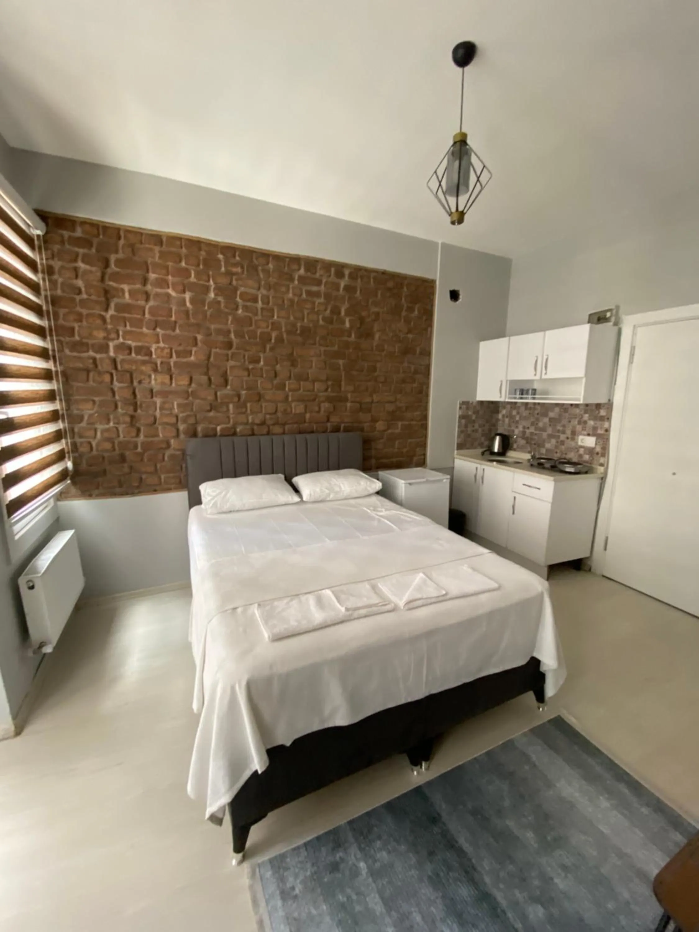 Bed in Zelya Istanbul Flats