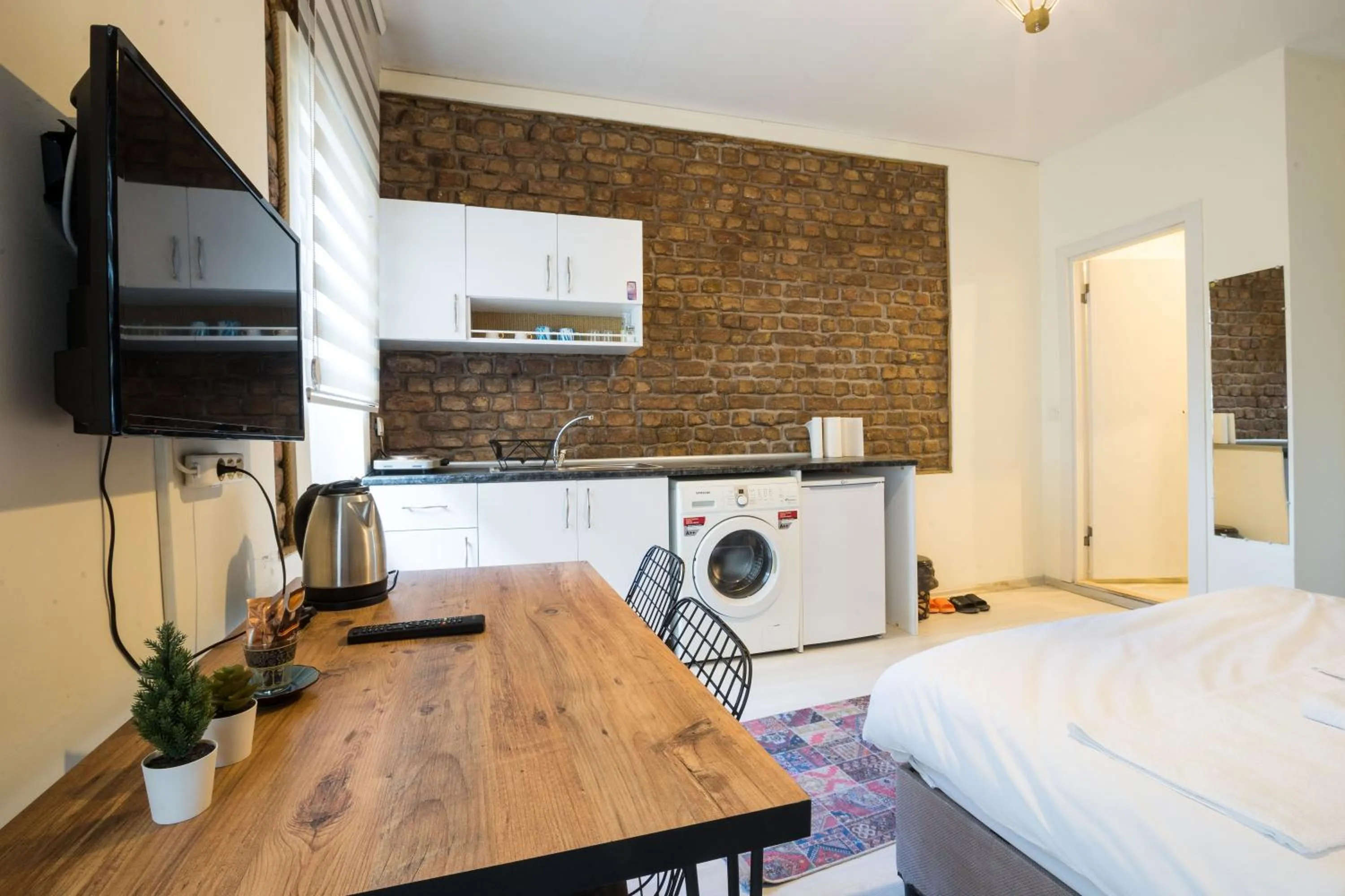 Bed in Zelya Istanbul Flats