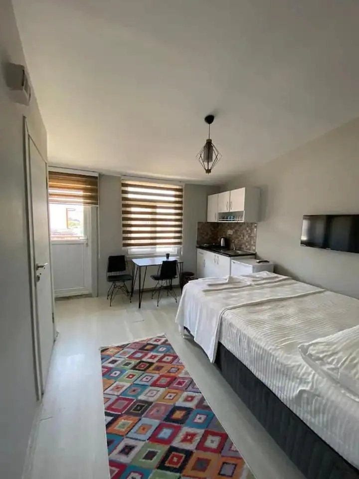 Bed in Zelya Istanbul Flats