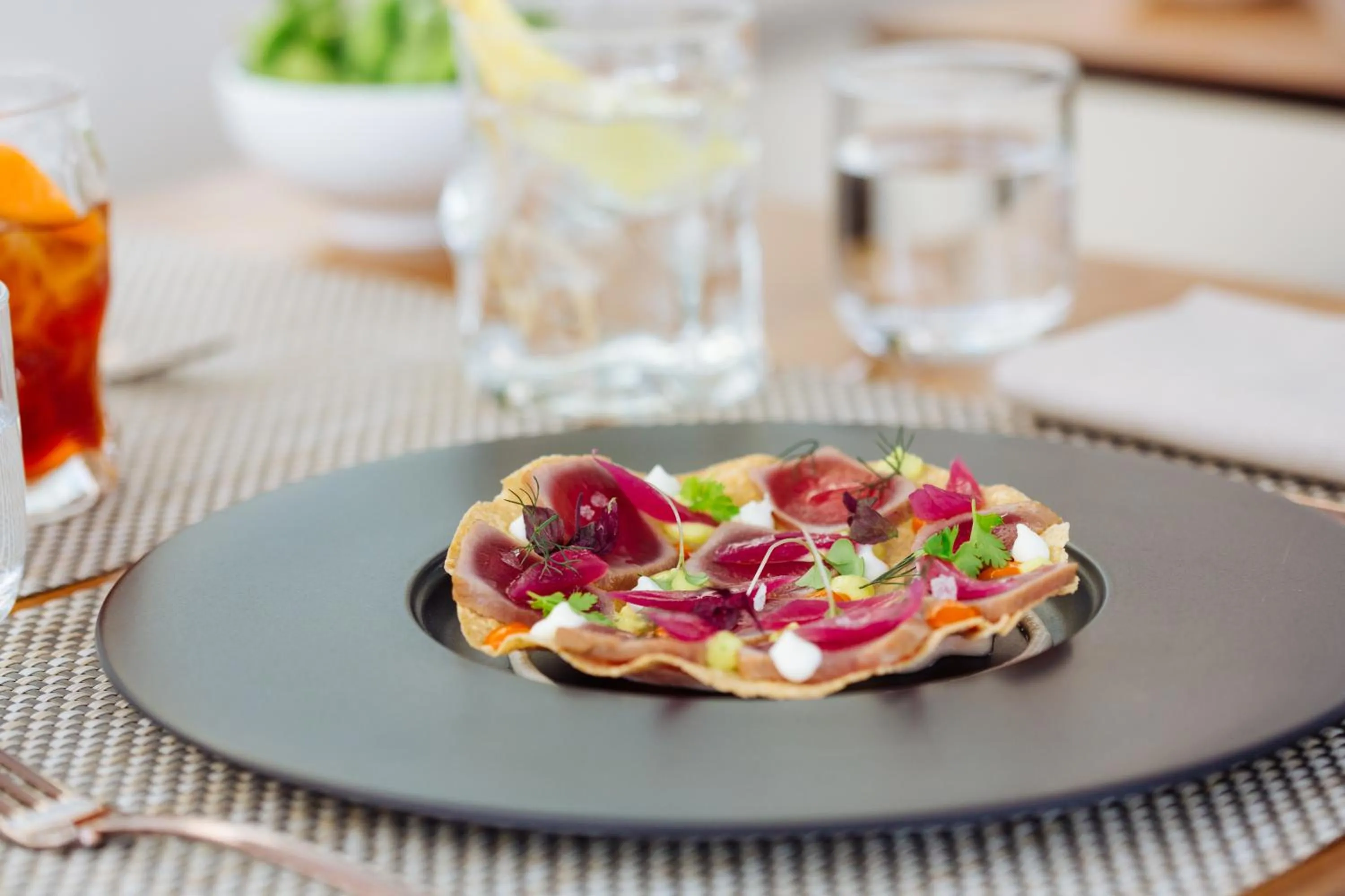 Food close-up in Gallery Hotel Art - Lungarno Collection