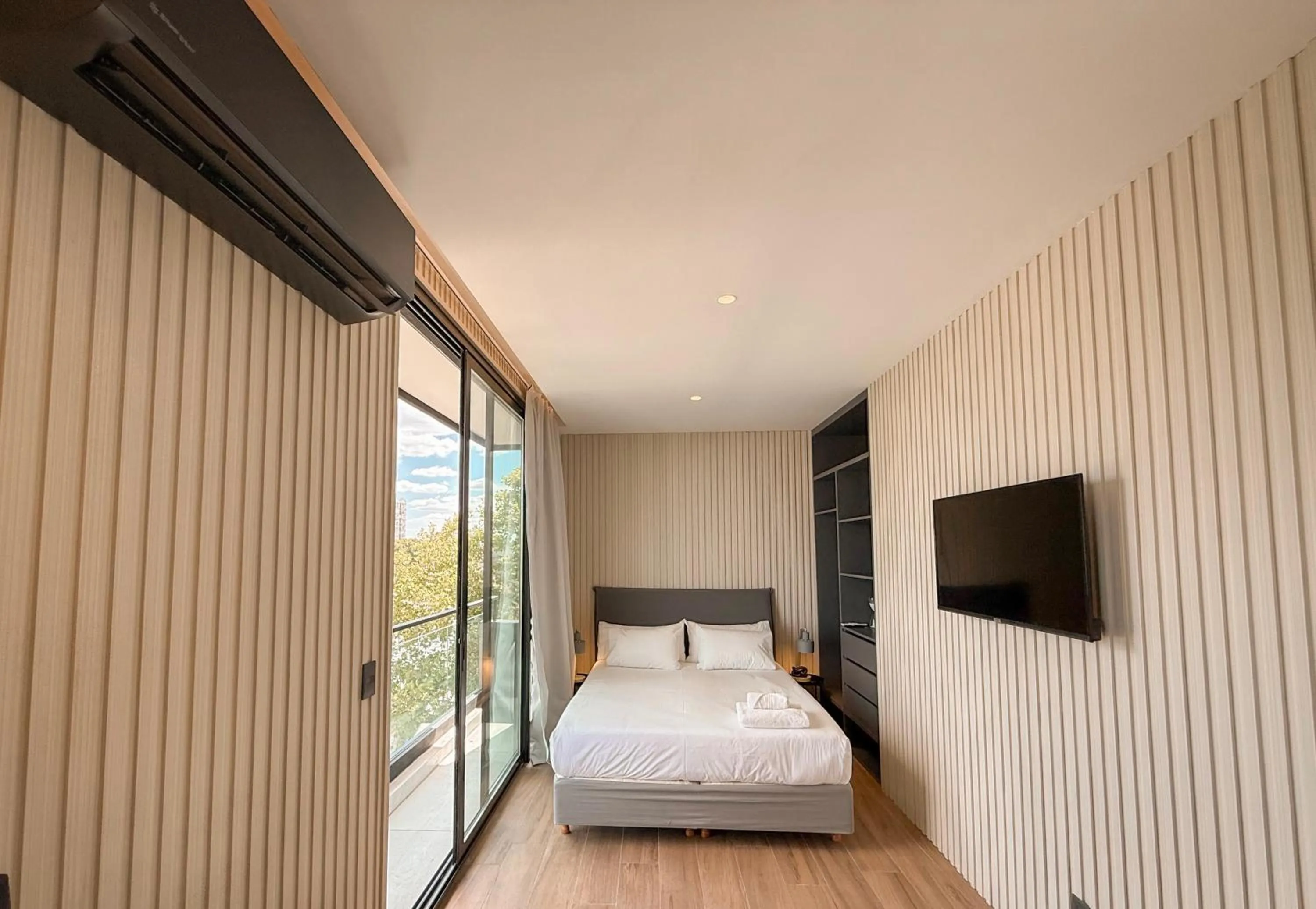 Communal lounge/ TV room, Bed in Live Soho Boutique Apartments Palermo Soho