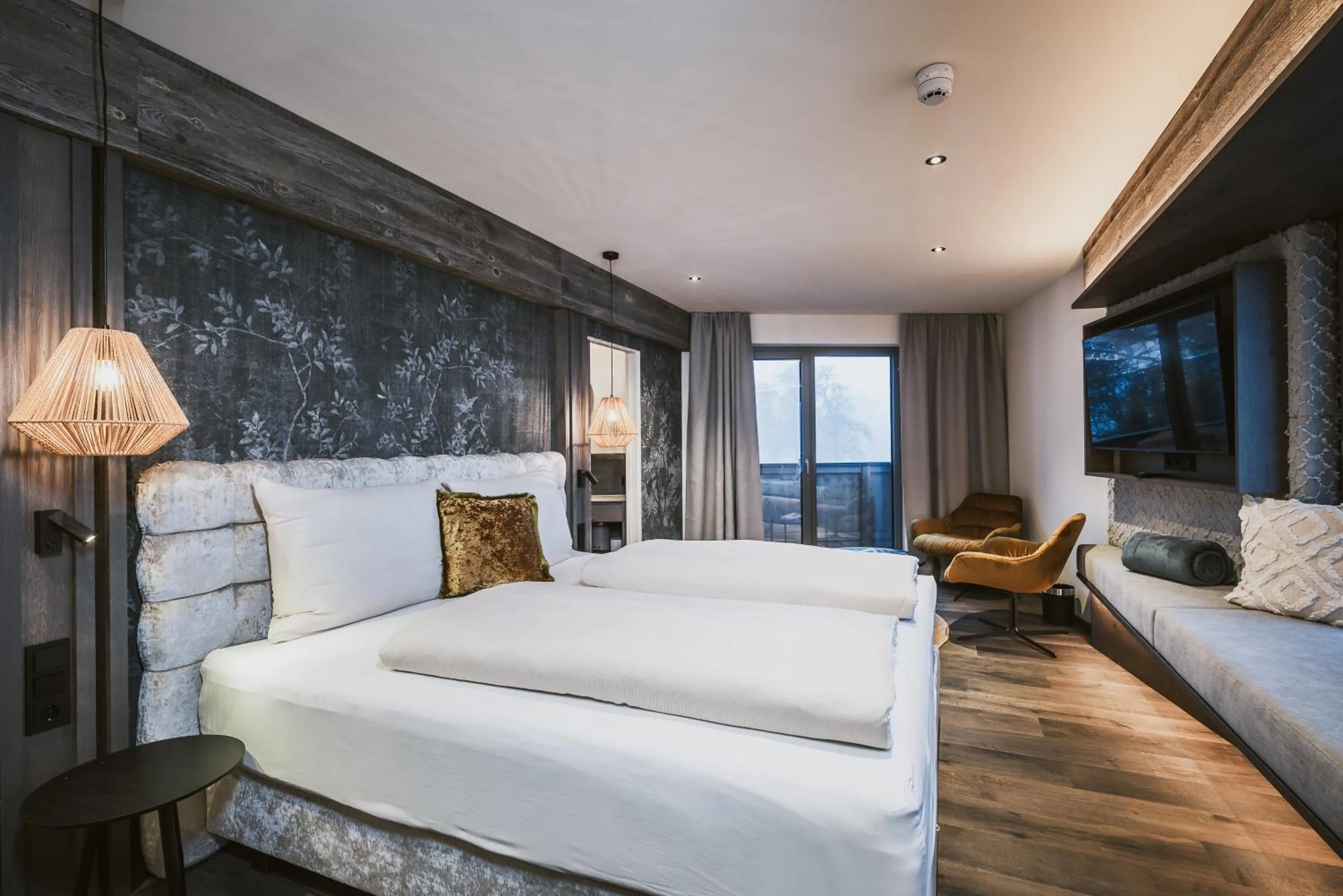 Photo of the whole room, Bed in Margarethenstein Boutique Hotel