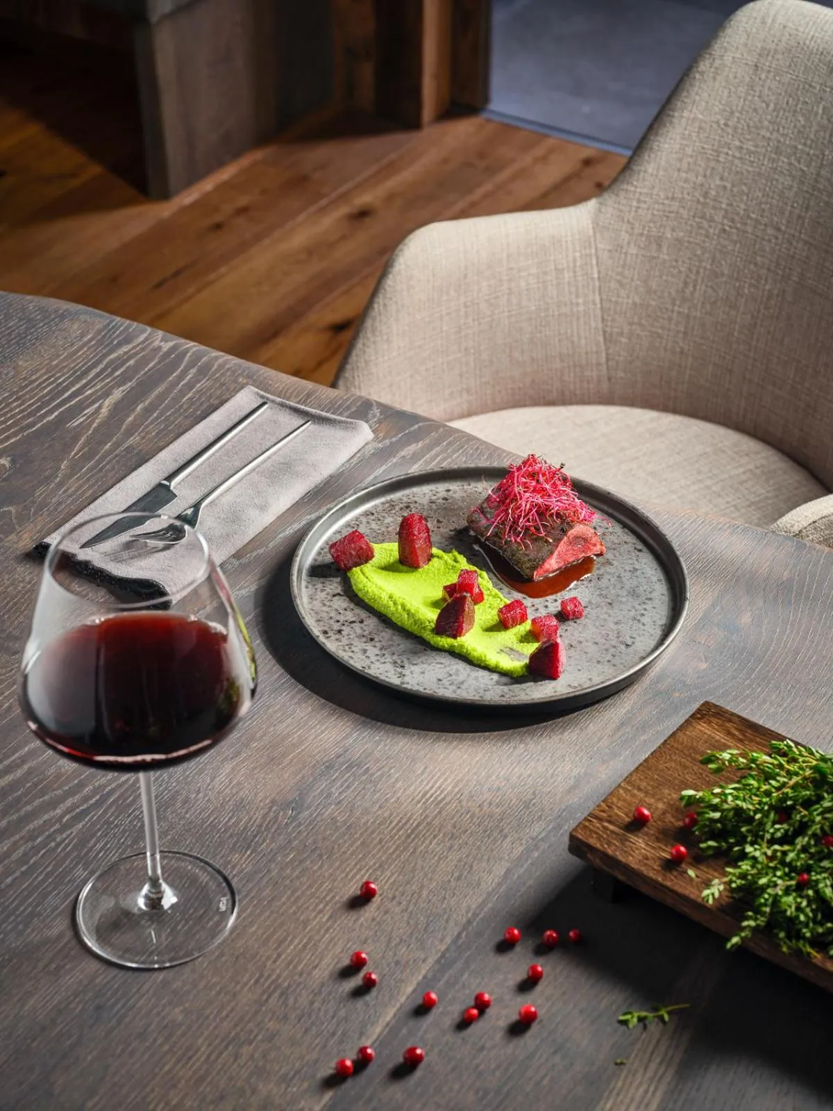 Restaurant/places to eat in Margarethenstein Boutique Hotel