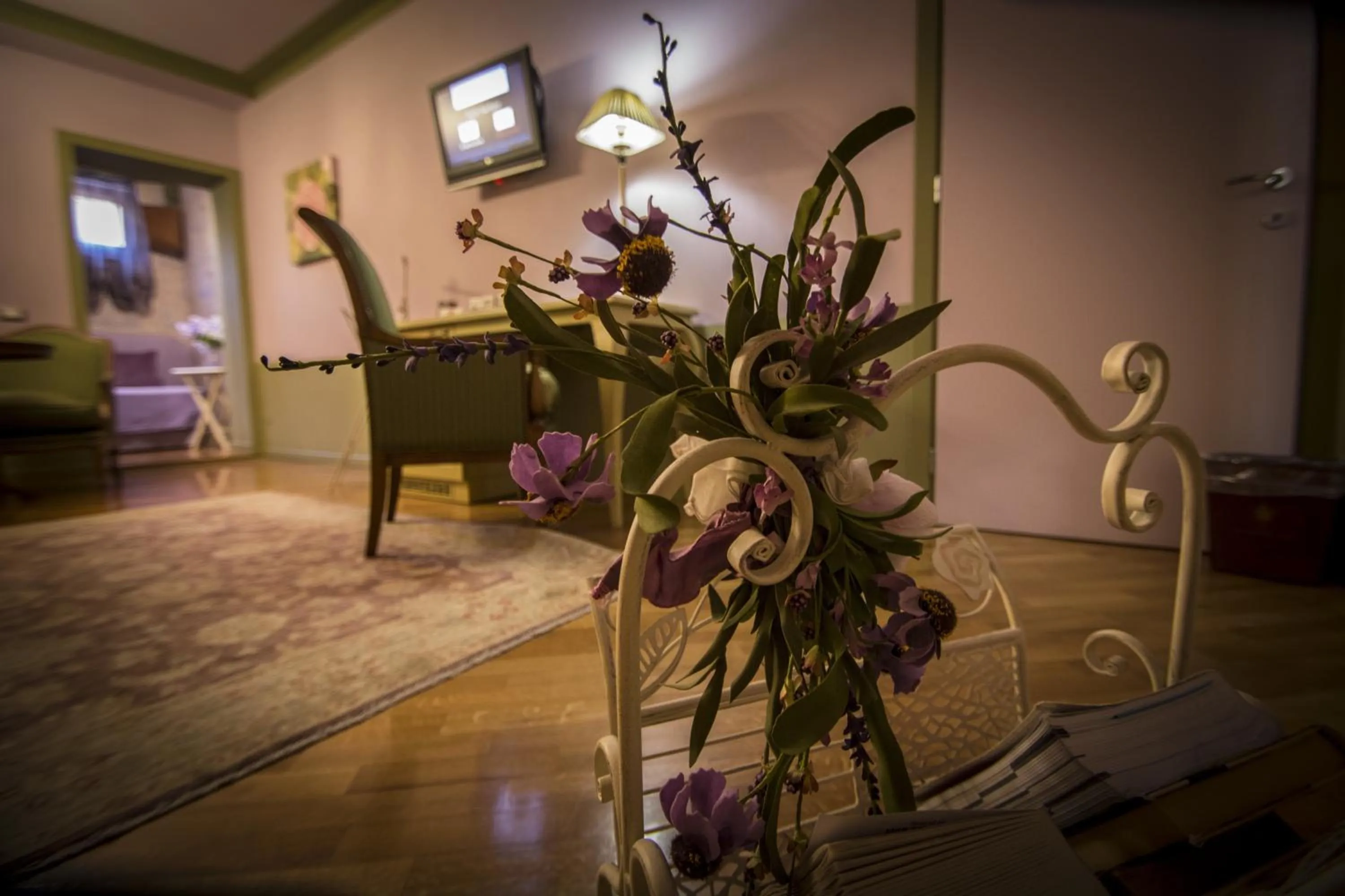 Decorative detail in San Luca Palace