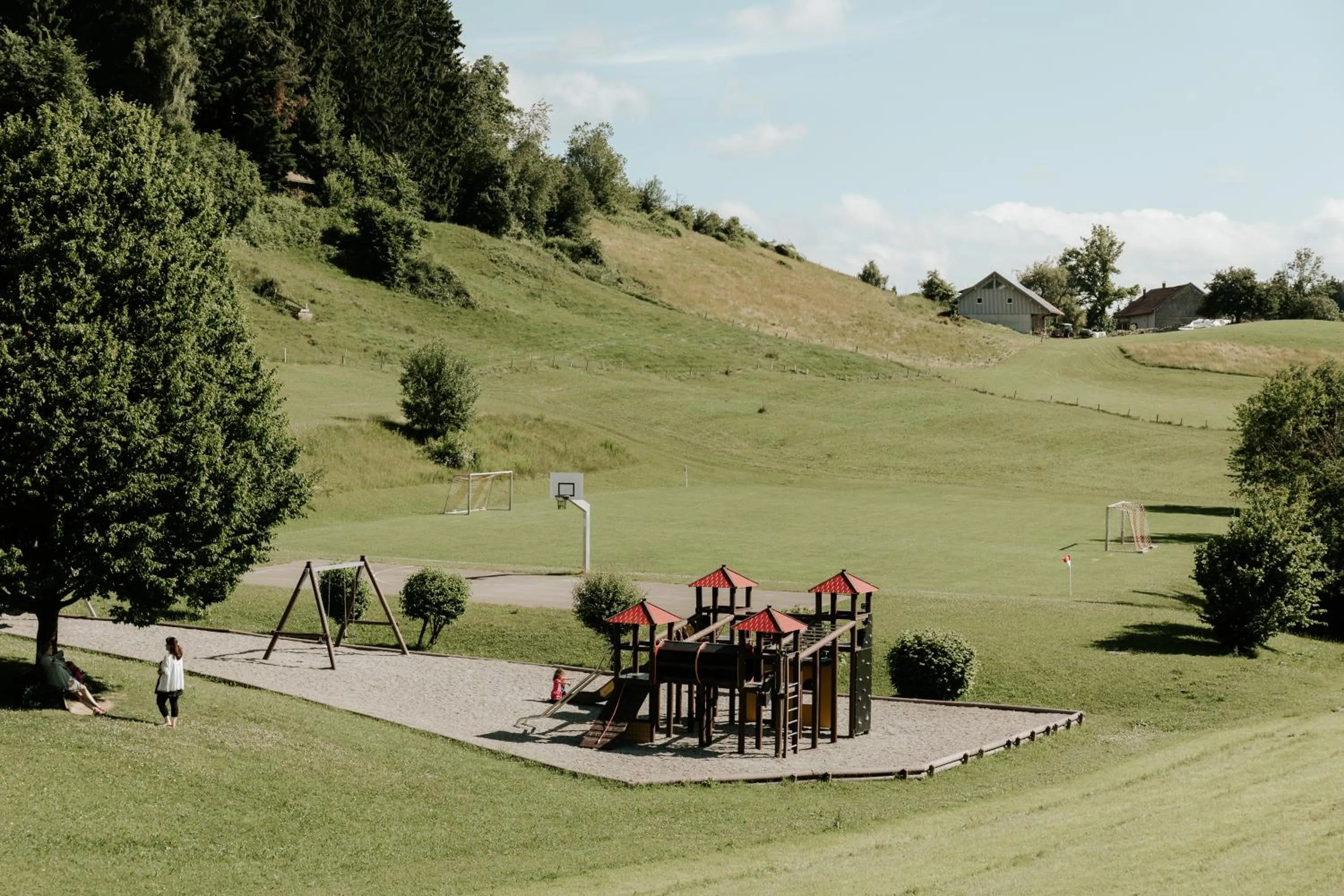Children play ground in Rosenalm Scheidegg