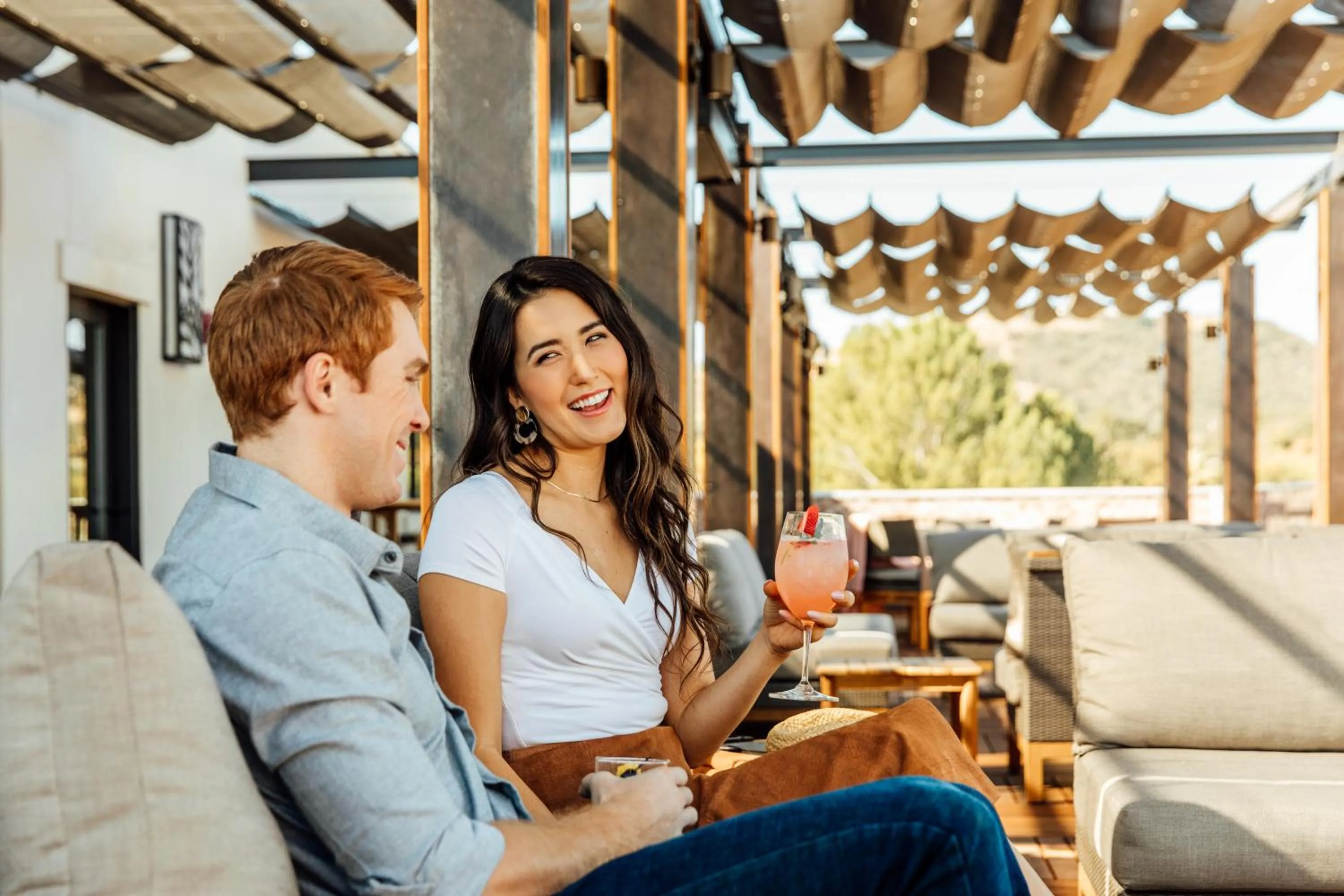 Patio in The Piccolo at Paso Robles Inn