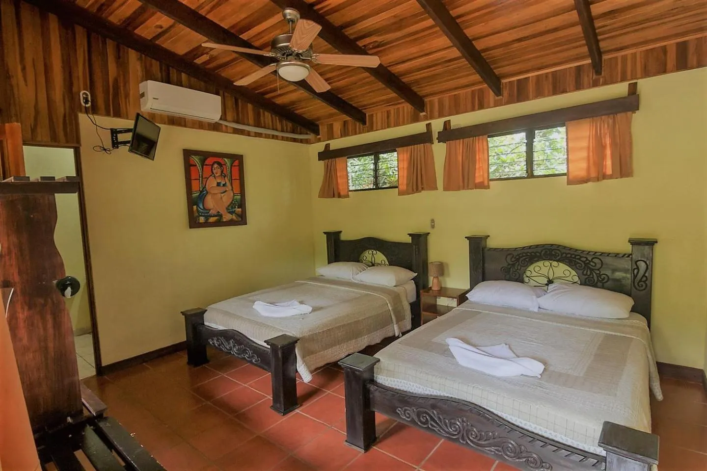 Bed in Catarata Eco Lodge