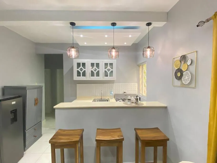 Kitchen or kitchenette in Apartamentos Melya cerca de la Playa Caleta