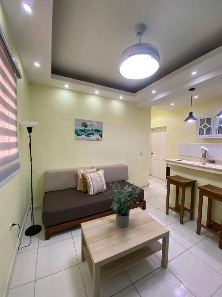 Living room in Apartamentos Melya cerca de la Playa Caleta