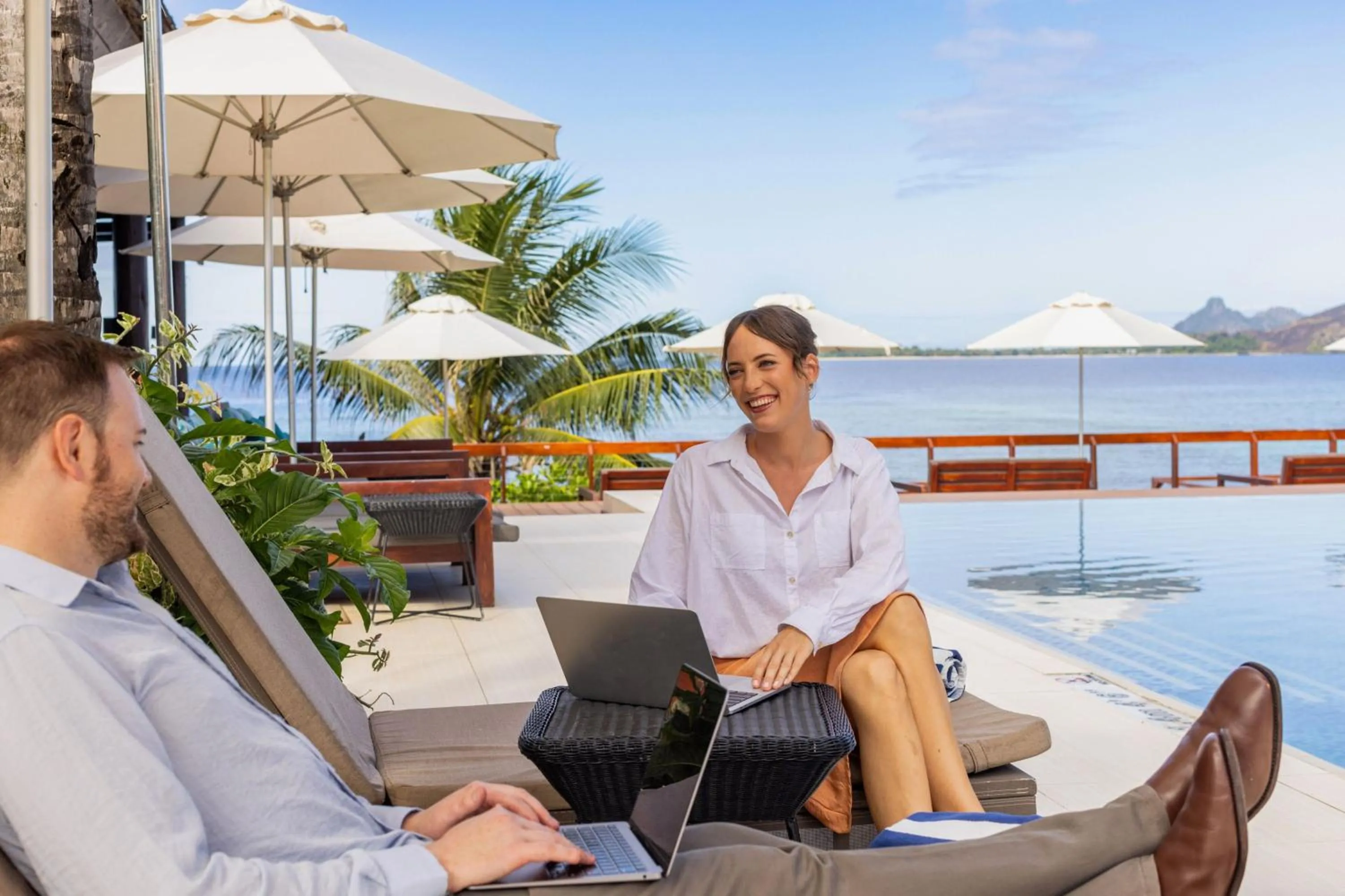 Swimming pool in Sheraton Resort & Spa, Tokoriki Island, Fiji