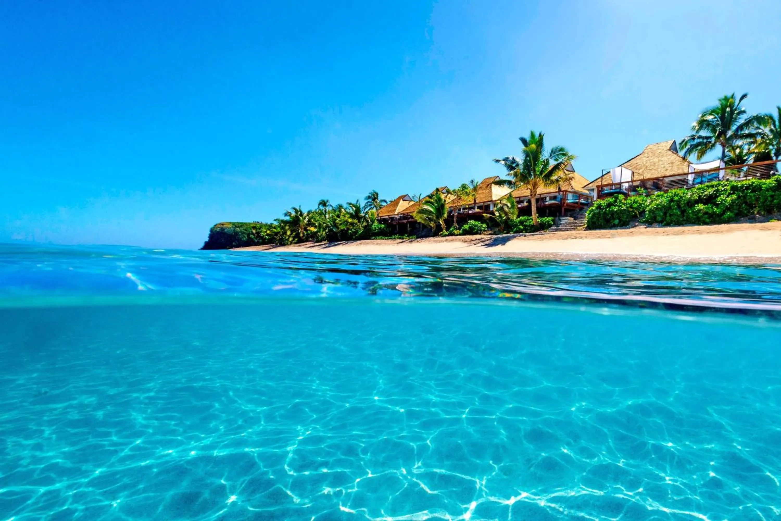 Beach in Sheraton Resort & Spa, Tokoriki Island, Fiji