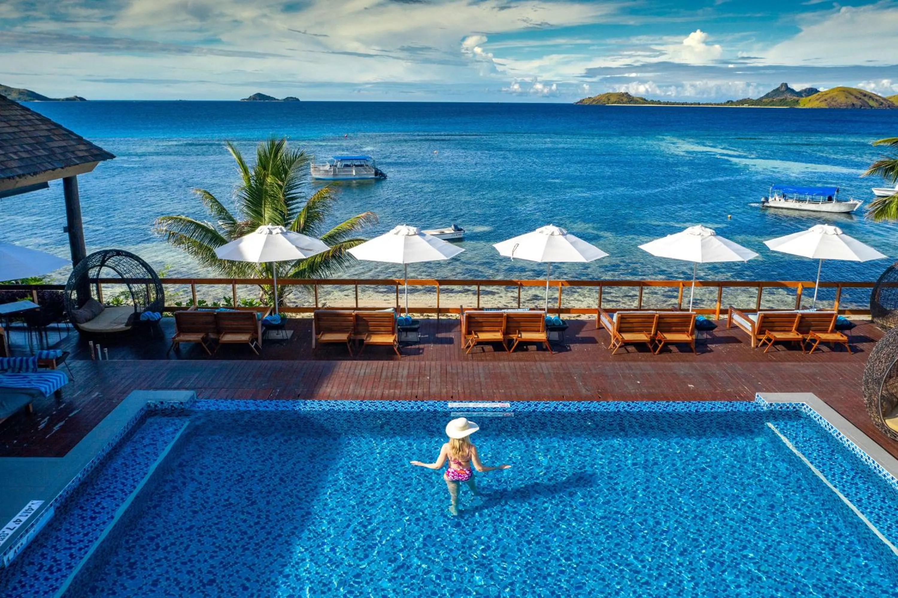 Swimming pool in Sheraton Resort & Spa, Tokoriki Island, Fiji