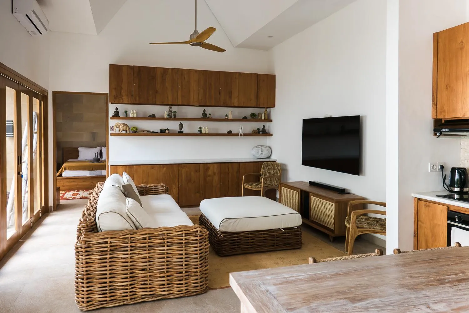 Bed in Puspa Ayu Villas & Apartments