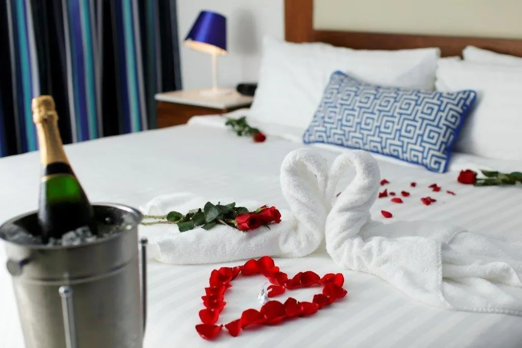 Bed in Hotel Mykonos