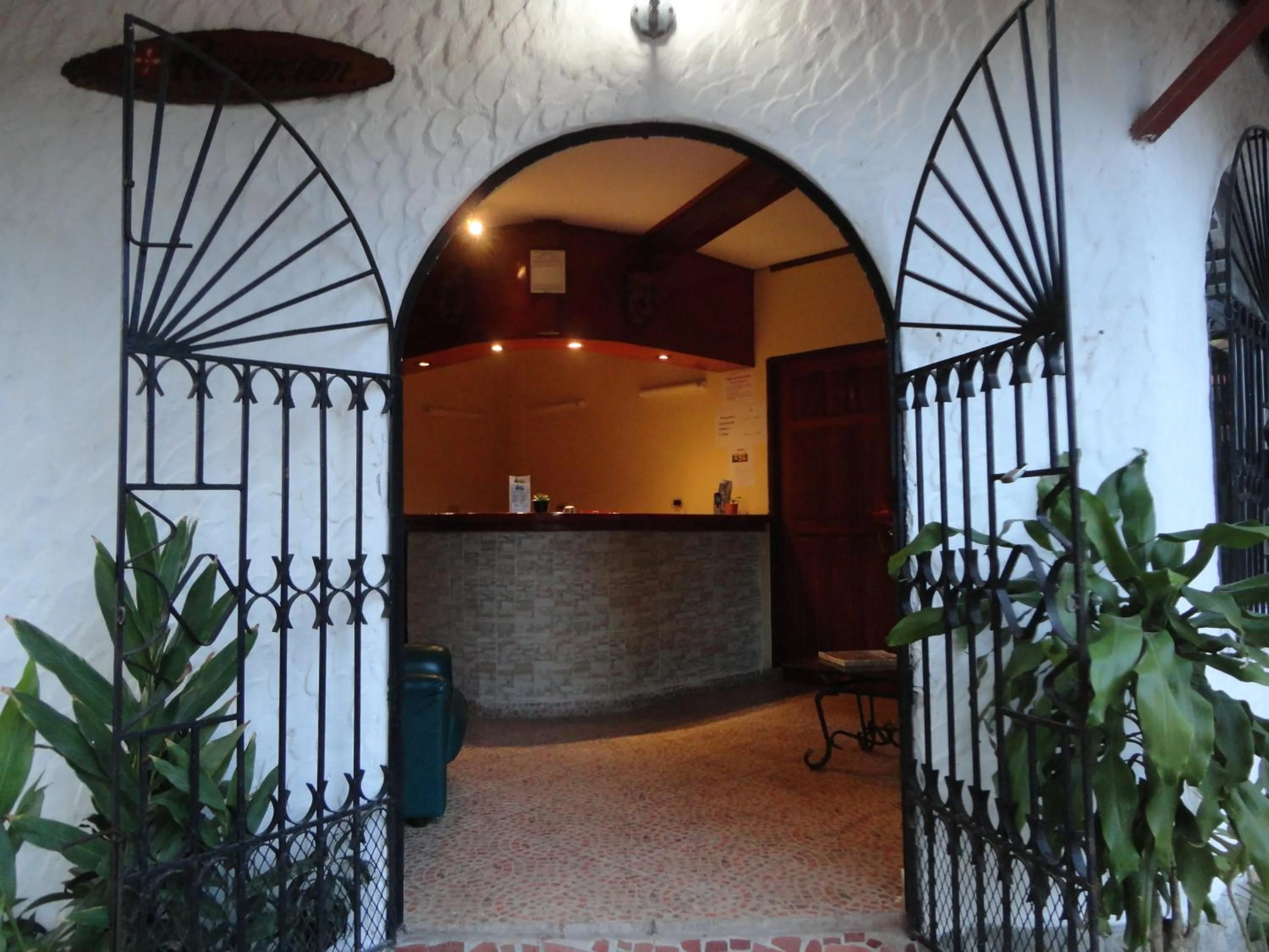 Lobby or reception in Hotel Valle Verde
