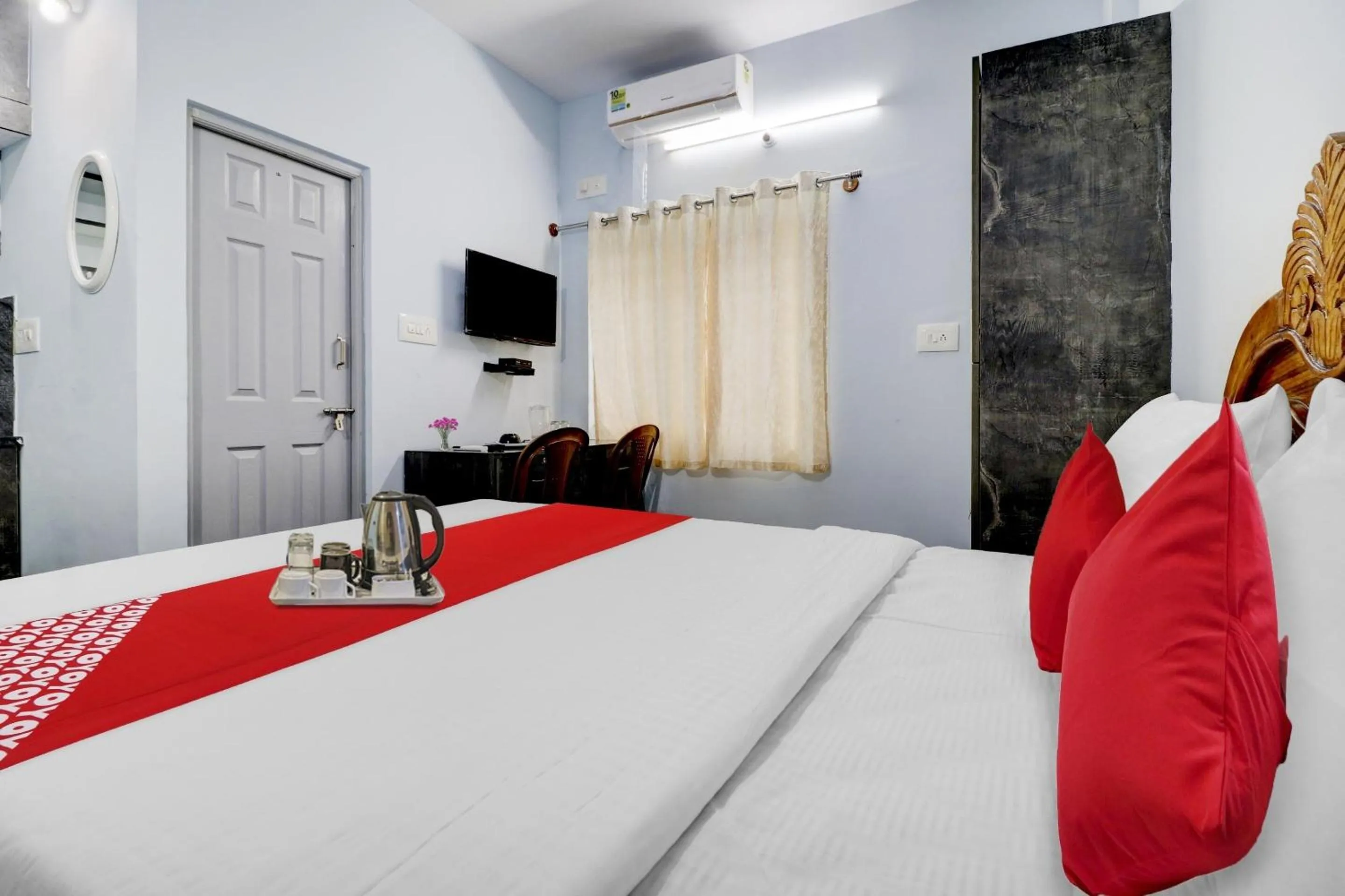 Bedroom in Hotel O BS Residency