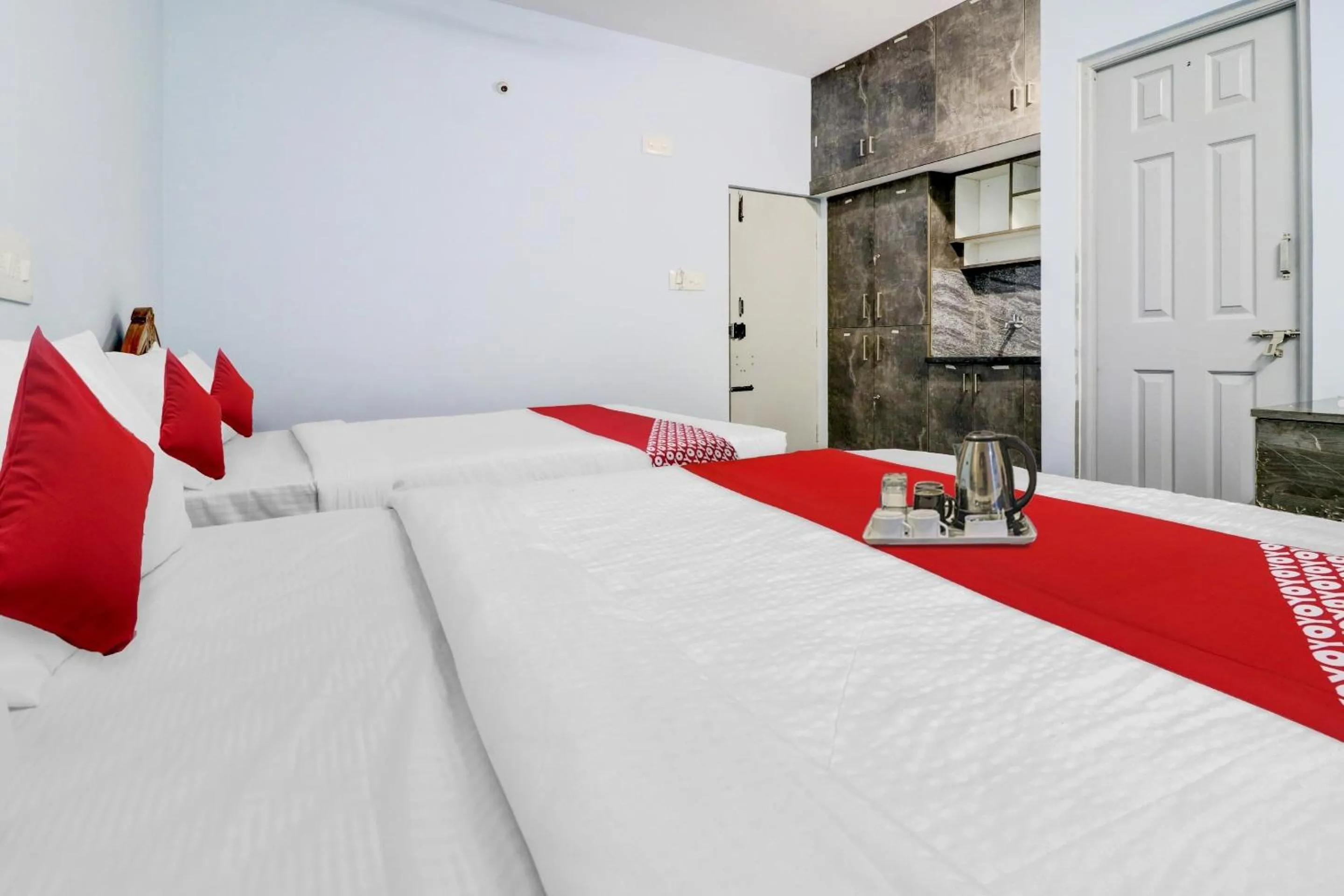 Bedroom in Hotel O BS Residency