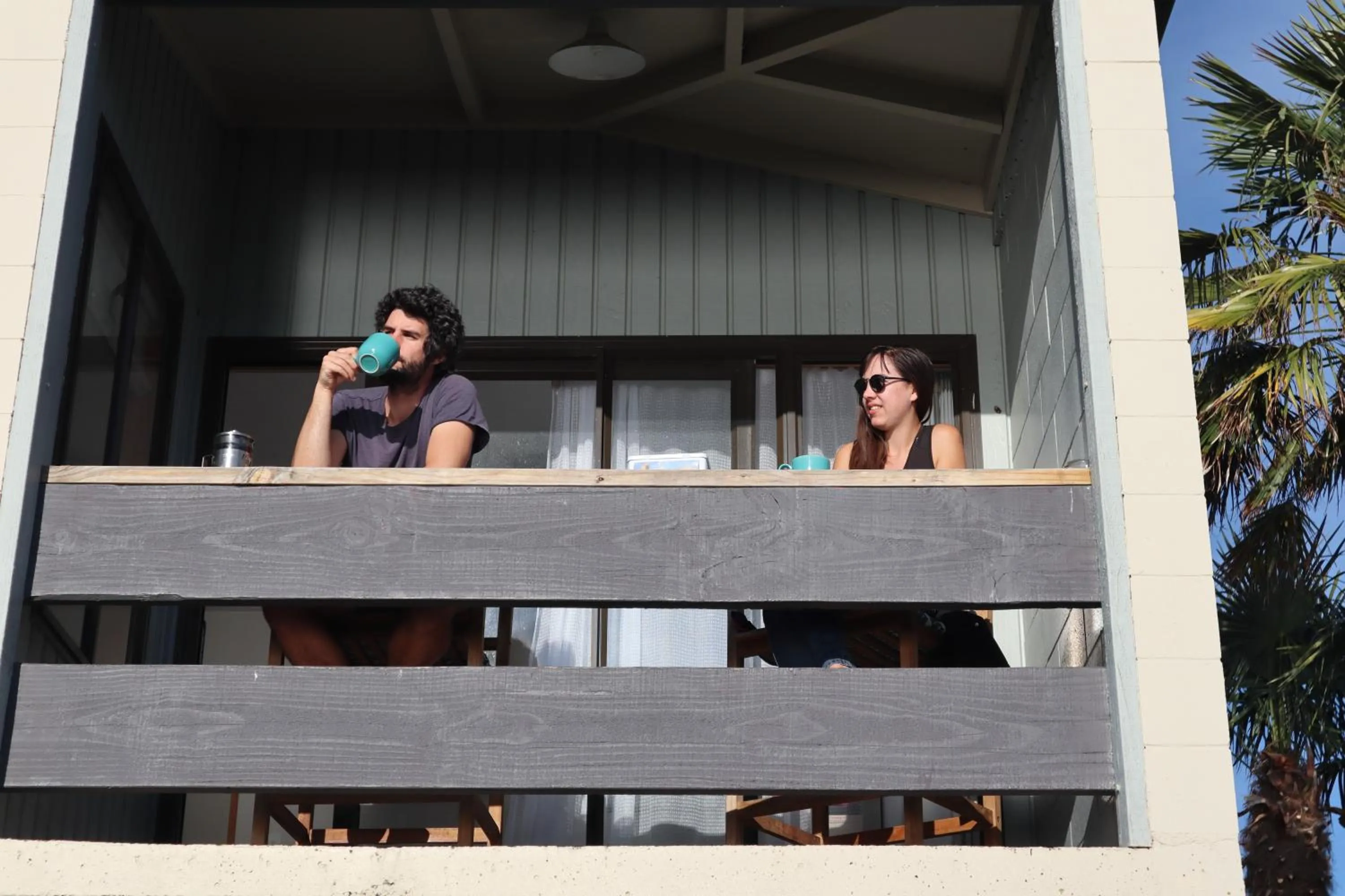 Balcony/Terrace in Akaroa Waterfront Motels
