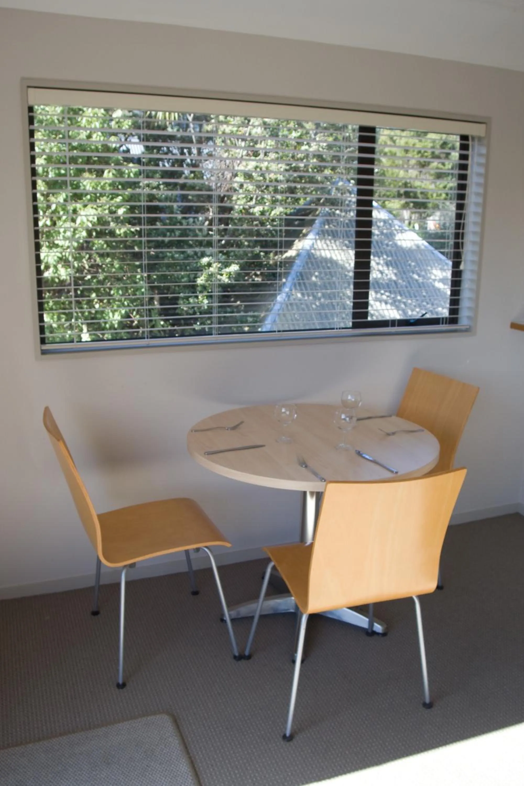 Dining area in Akaroa Waterfront Motels