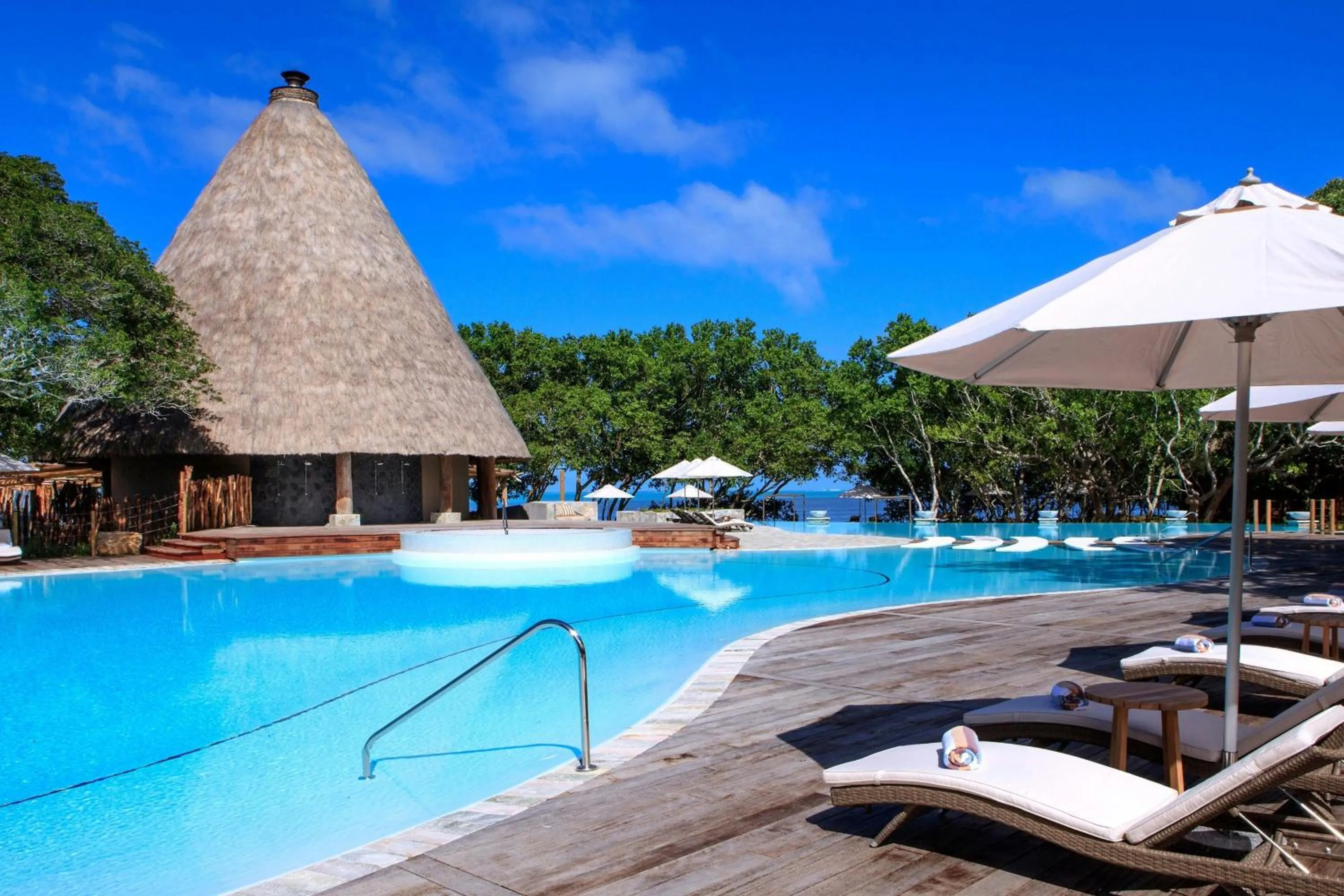 Swimming pool in Sheraton New Caledonia Deva Spa & Golf Resort