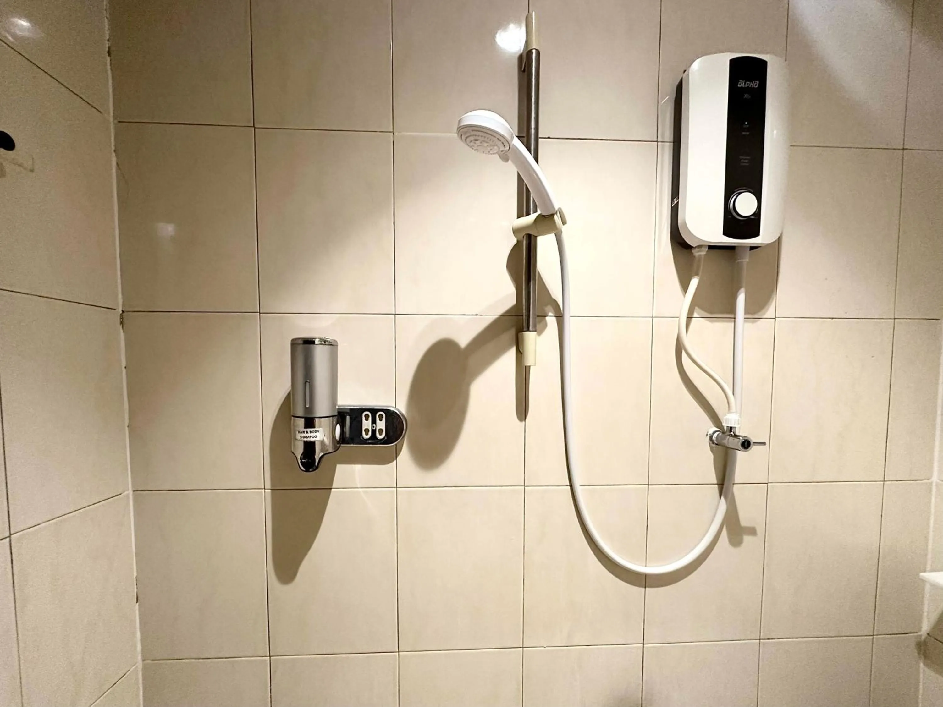 Shower in # Hashtag Hotel - Self Check in