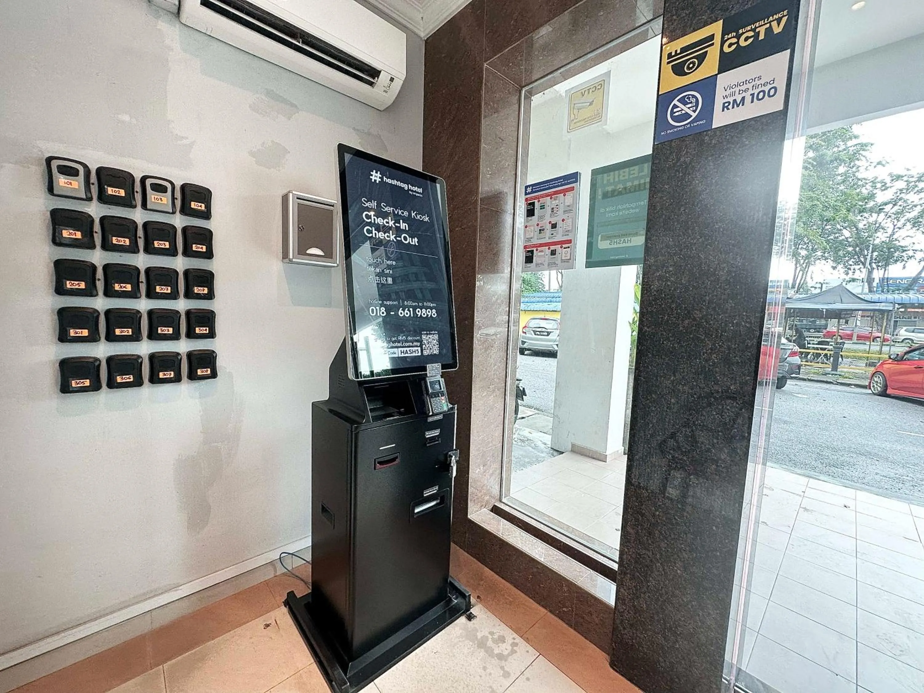 Facade/entrance in # Hashtag Hotel - Self Check in