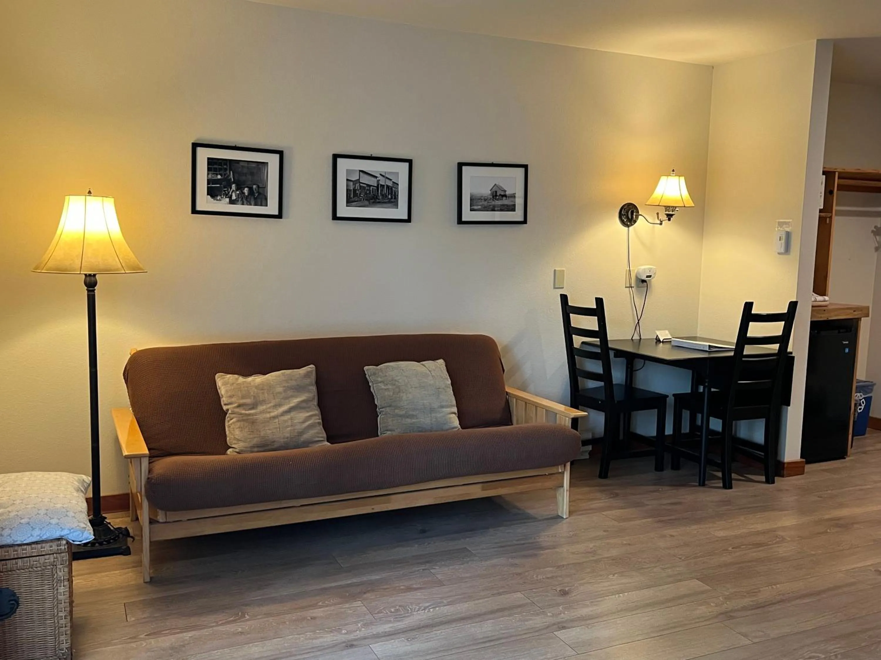 Seating area in River Run Inn