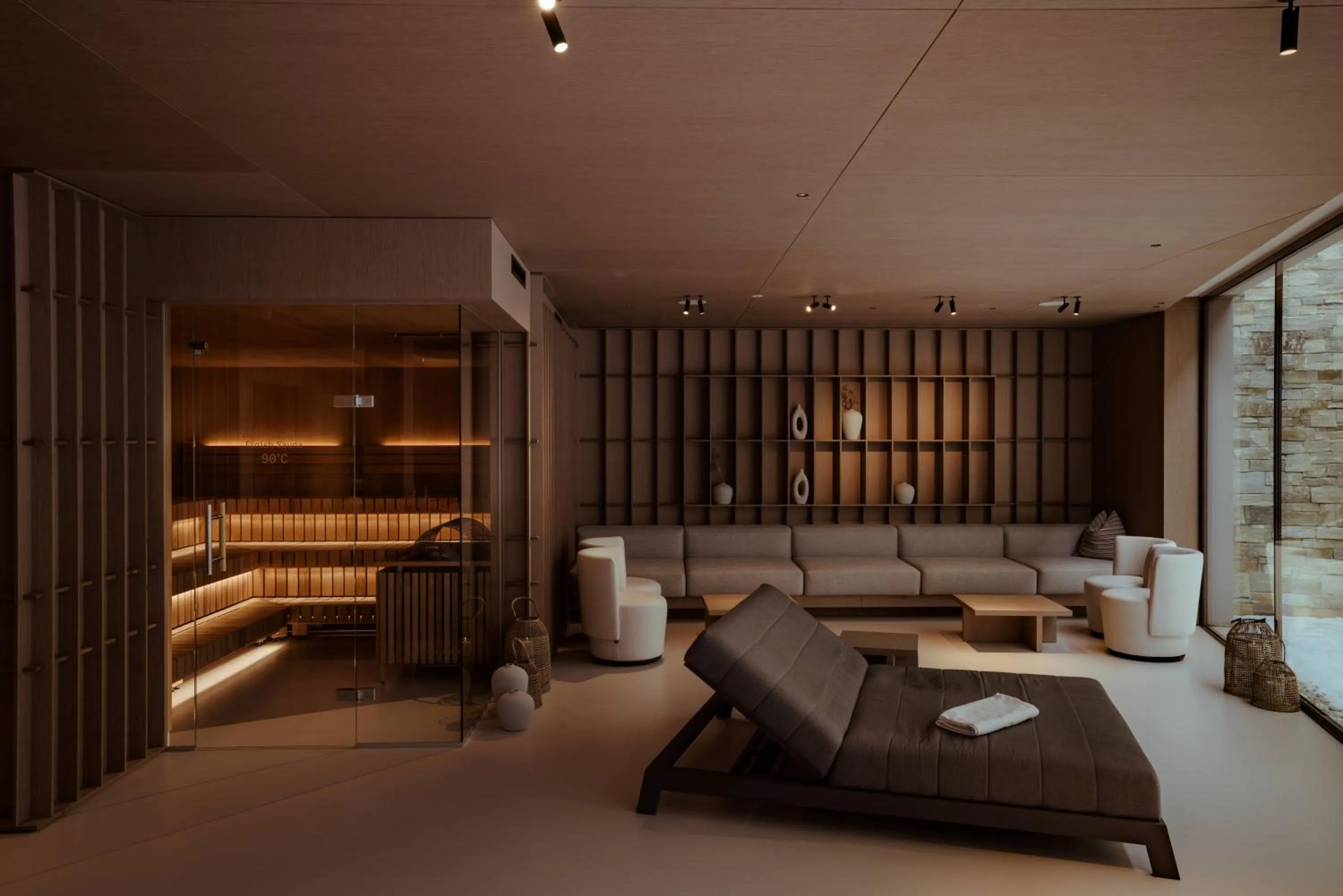 Sauna in Haven Mountain Retreat