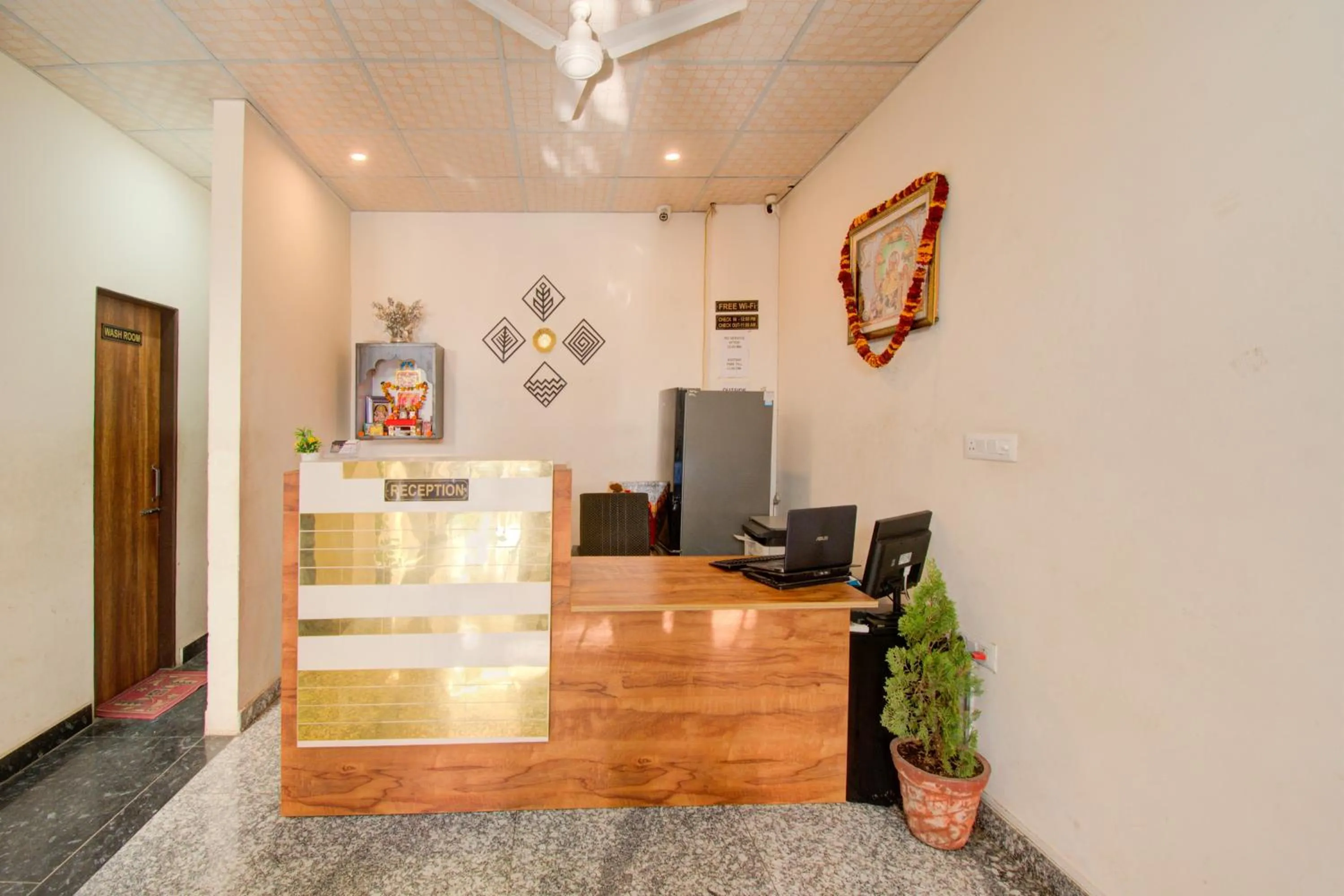 Lobby or reception in Hotel Bhagwati Palace