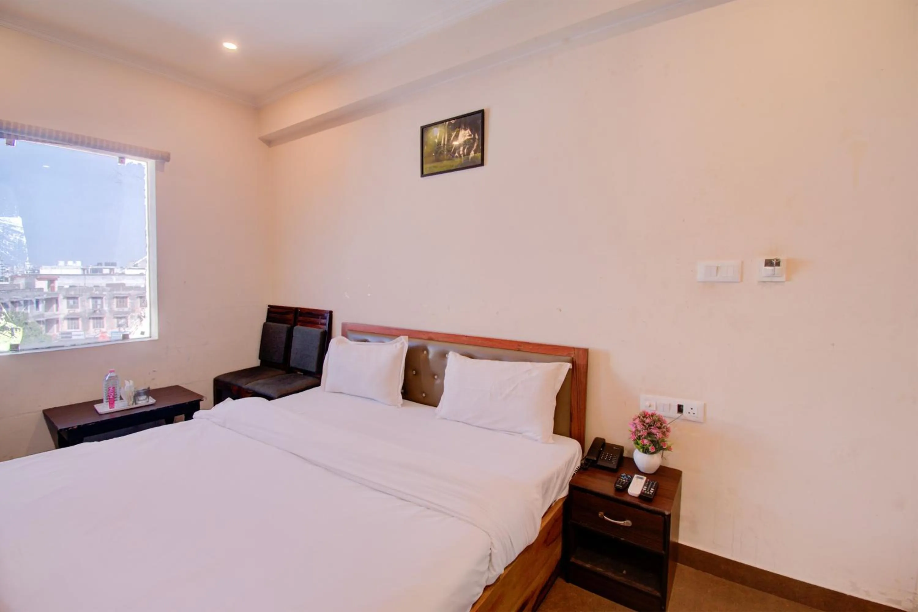 Bedroom, Bed in Hotel Bhagwati Palace