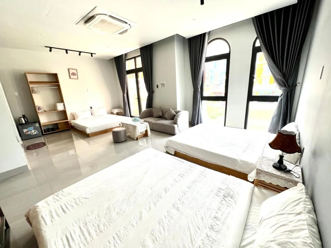 Photo of the whole room, Bed in Lia Homestay Grand World Phu Quoc