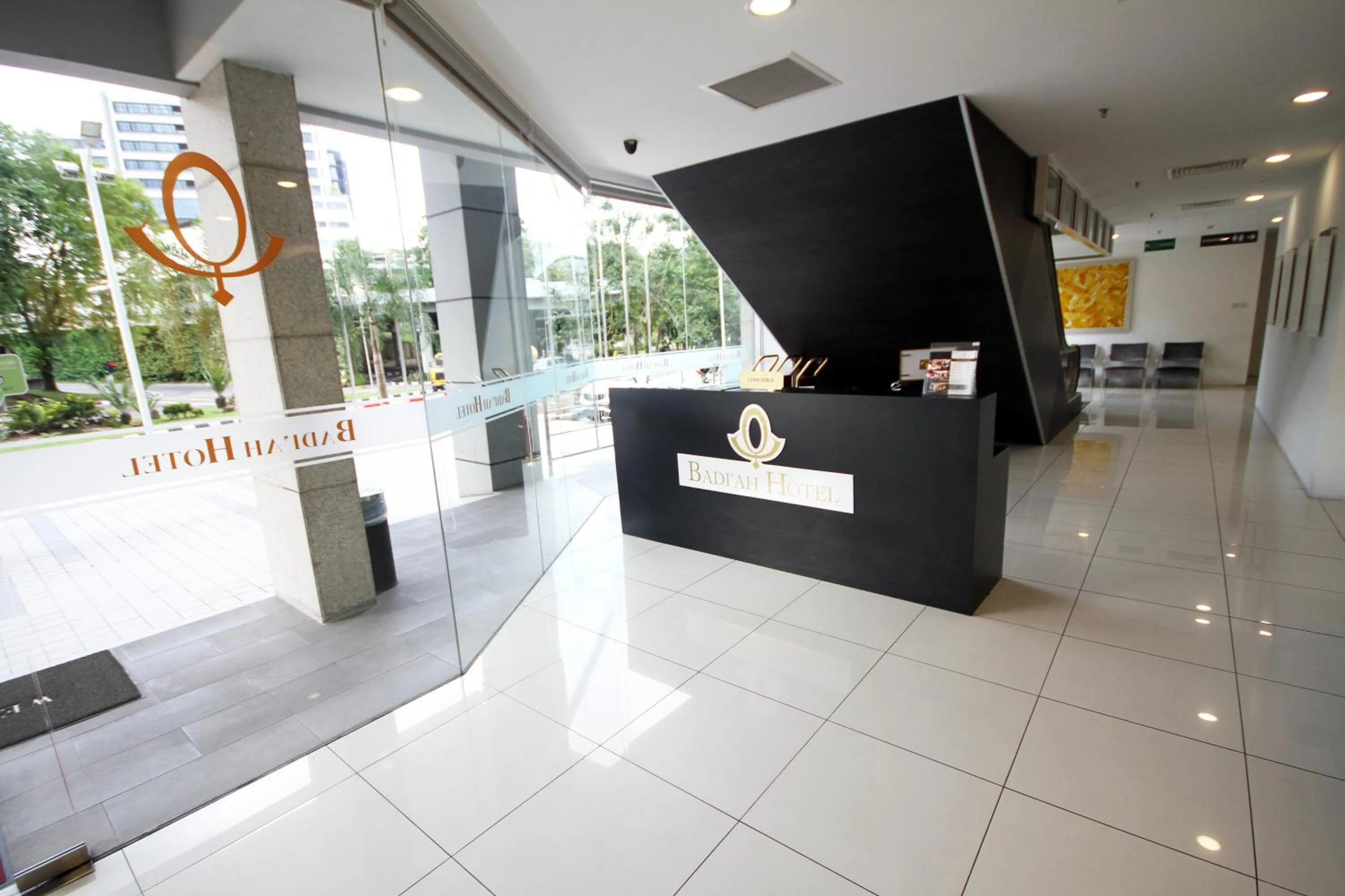 Lobby or reception in Badi'ah Hotel