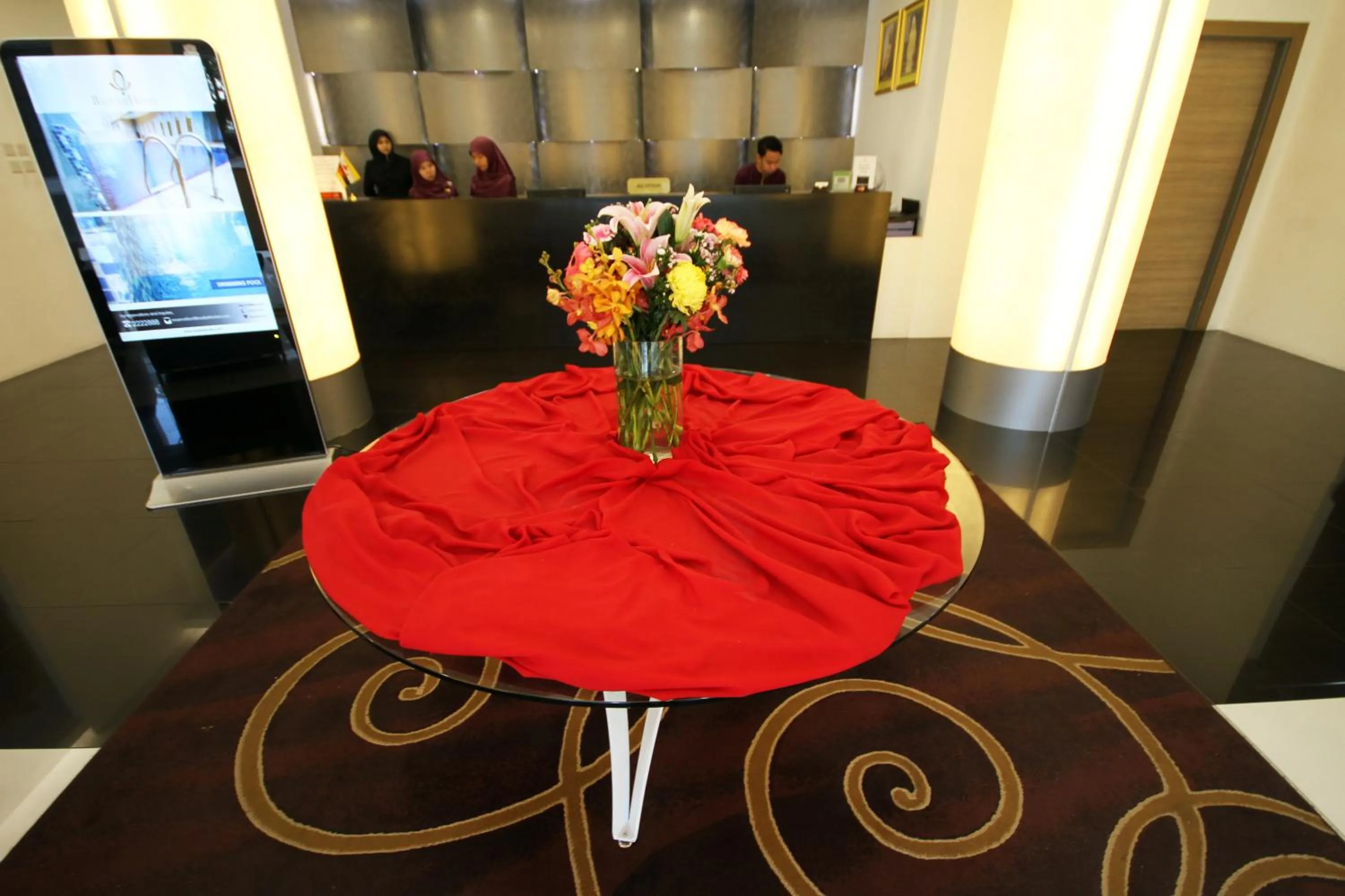 Lobby or reception in Badi'ah Hotel