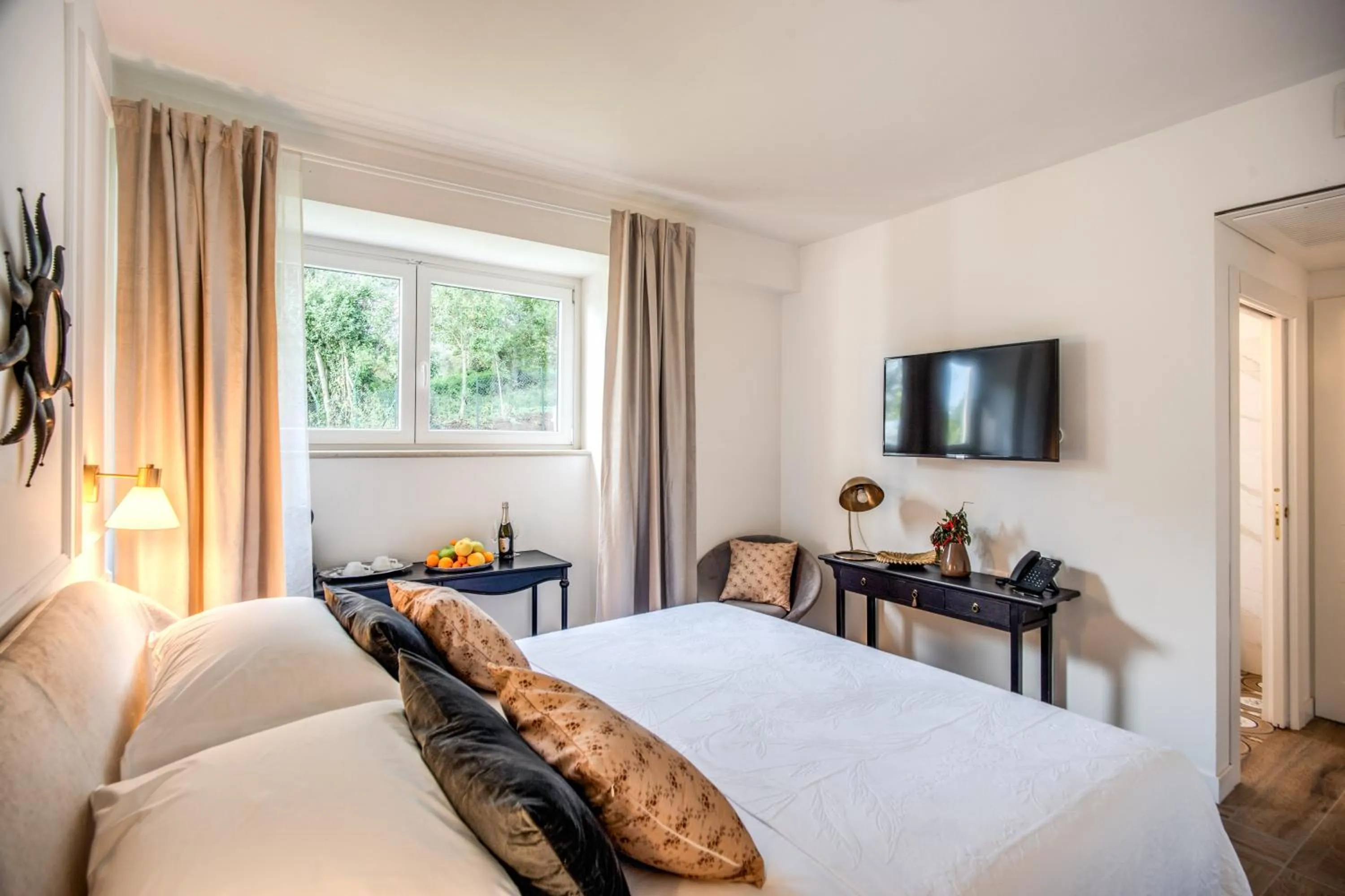 Bed in Vigna Caio Relais & Spa