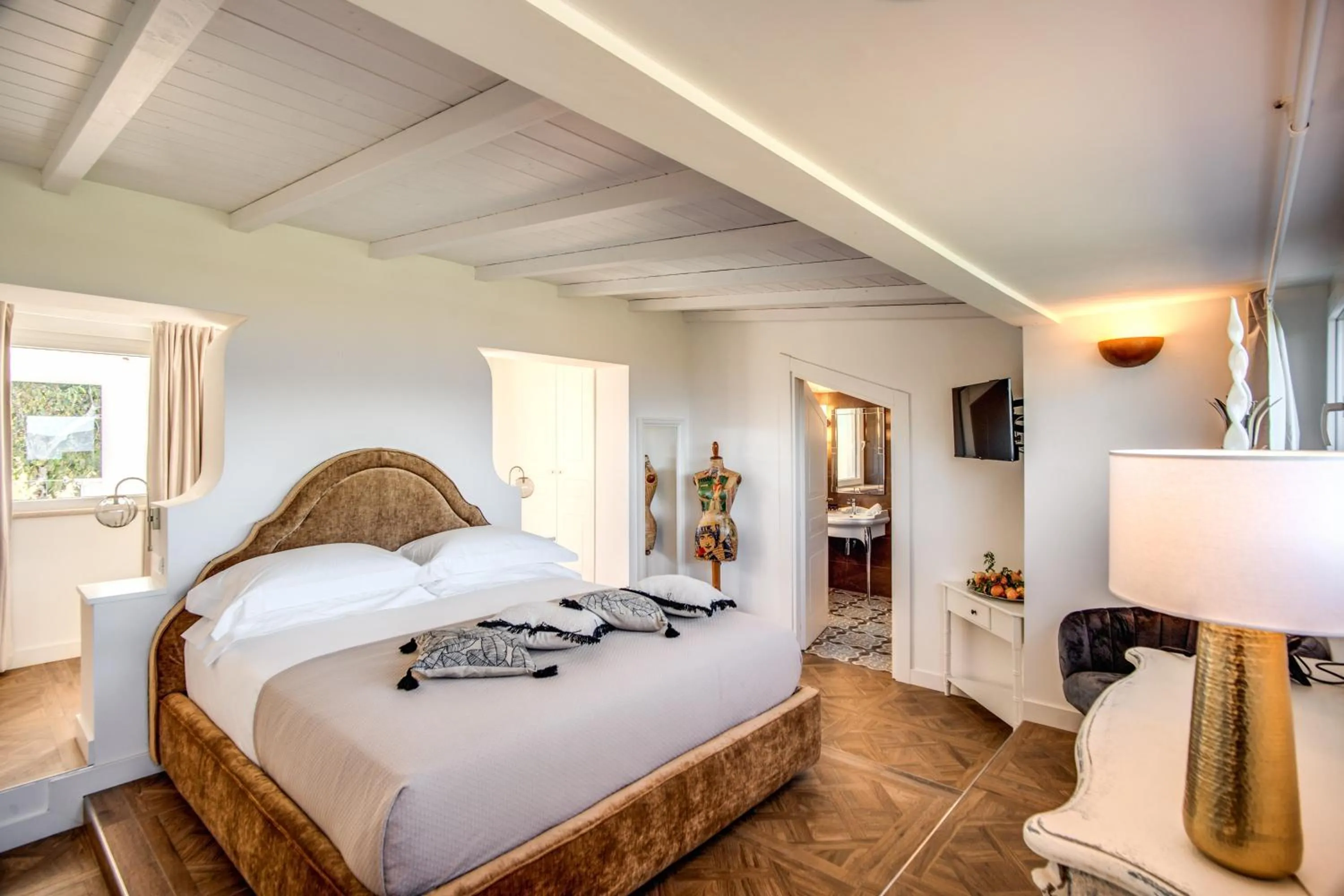 Bed in Vigna Caio Relais & Spa