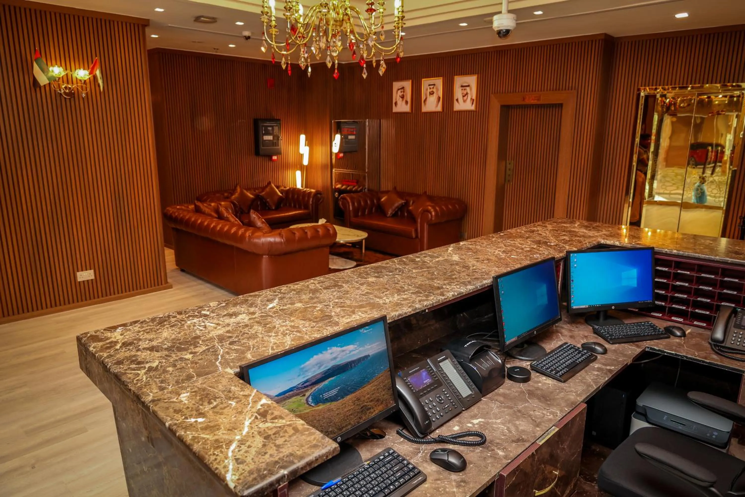 Lobby or reception in Grand Marino Hotel