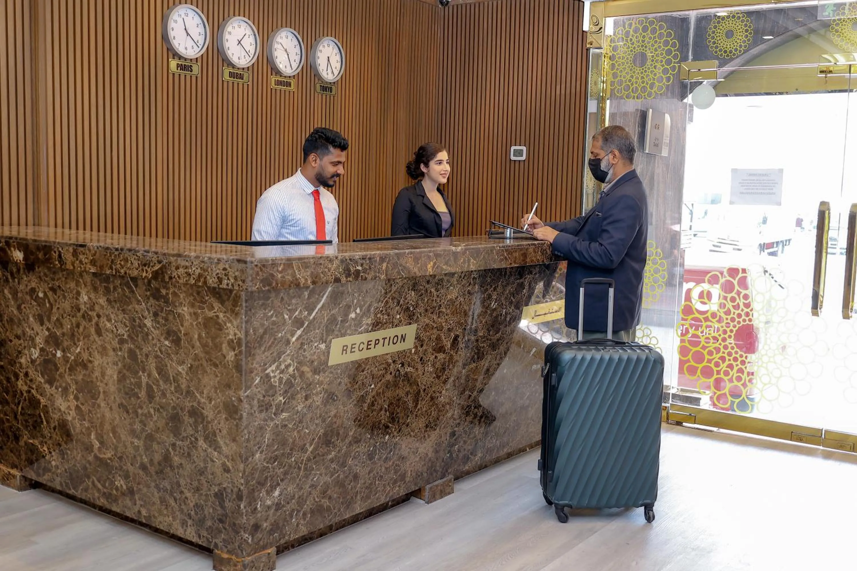 Lobby or reception in Grand Marino Hotel