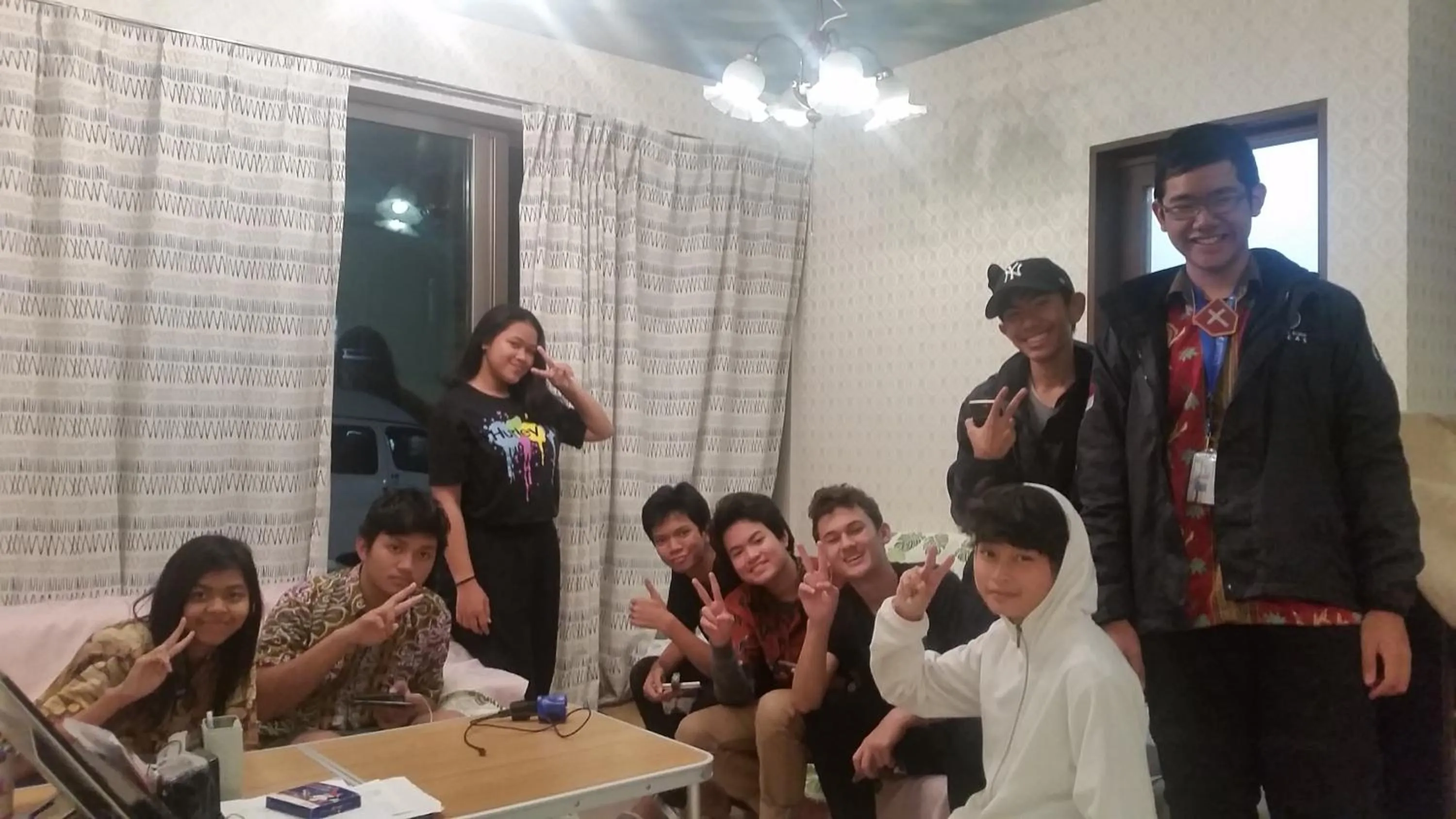 Communal lounge/ TV room in Tokyo Guest House 2020