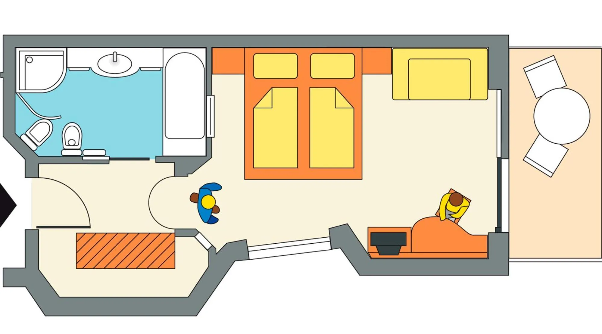 Floor plan in Hotel Grüner Baum