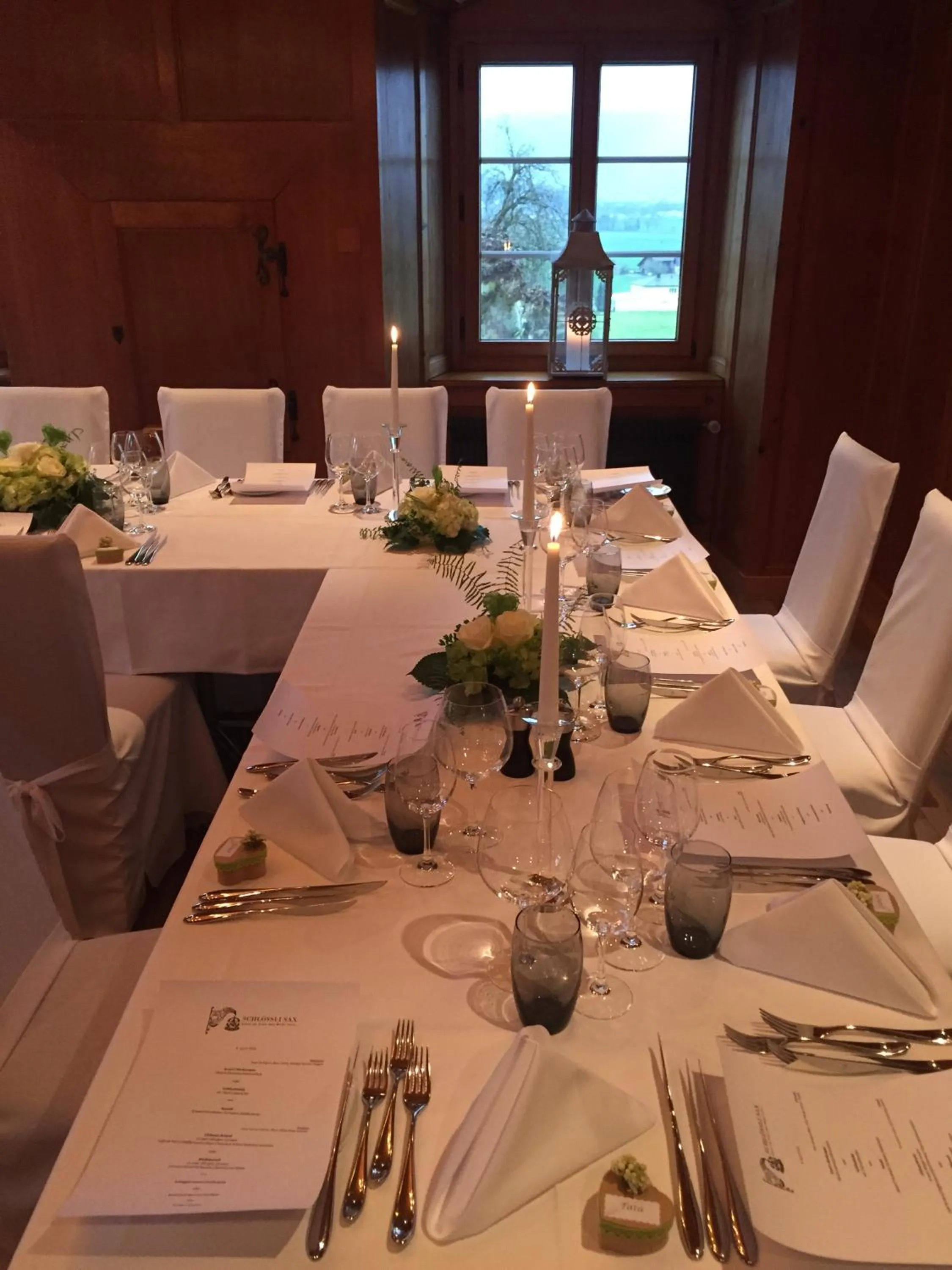 Food and drinks in Hotel Restaurant Schlössli Sax