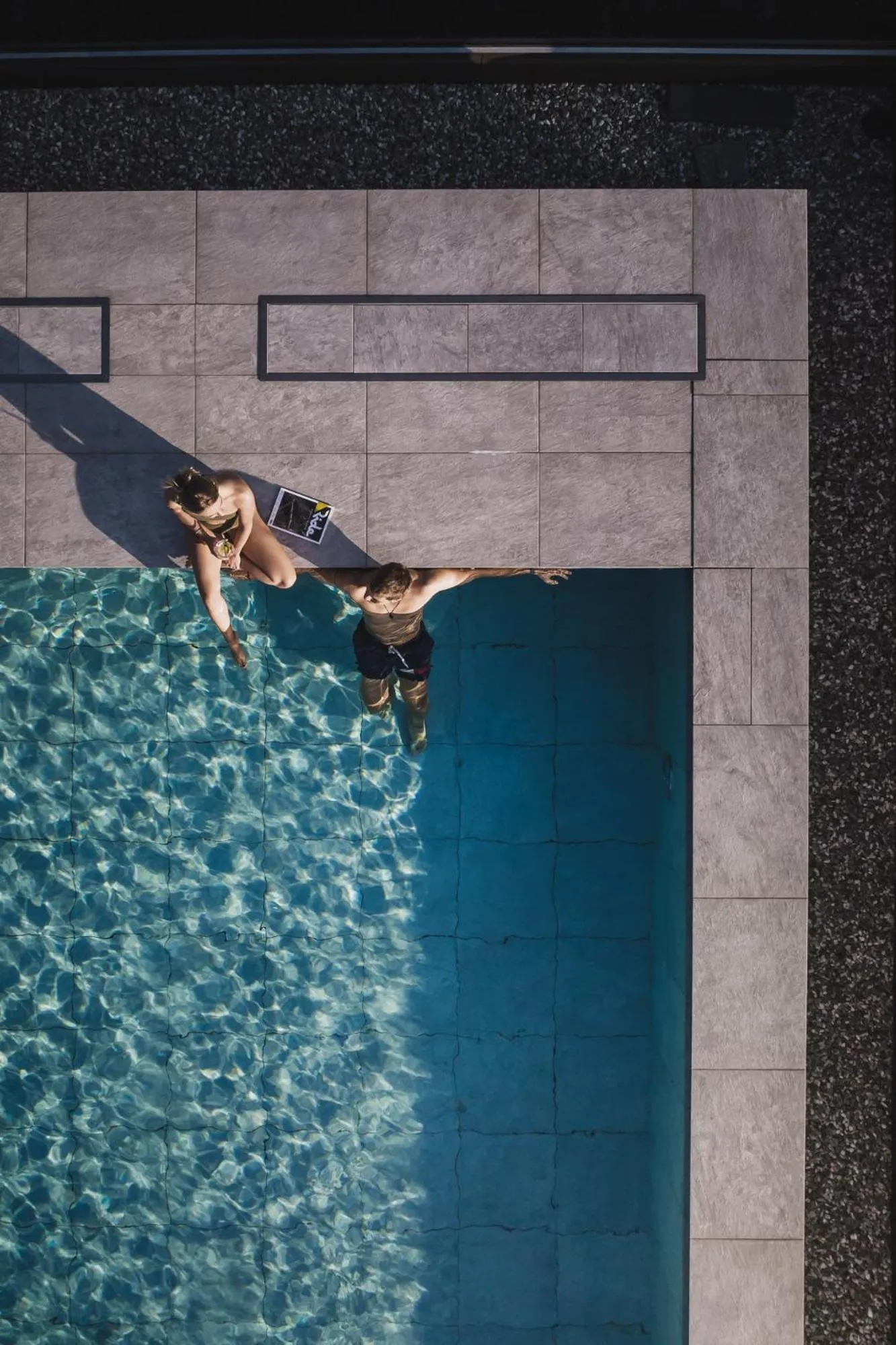 Swimming pool in Alpinhotel Keil