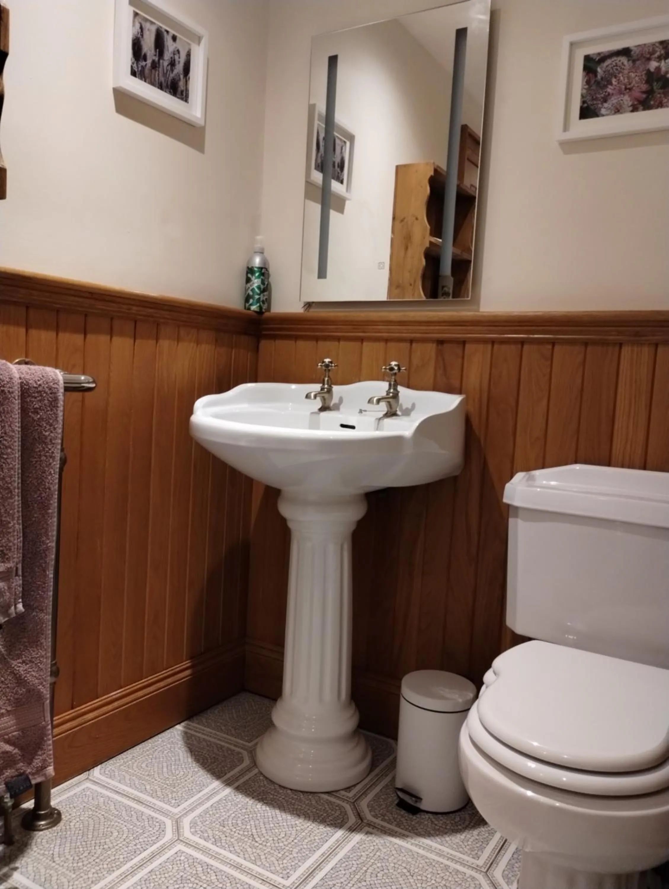 Toilet in Rossclare Lodge