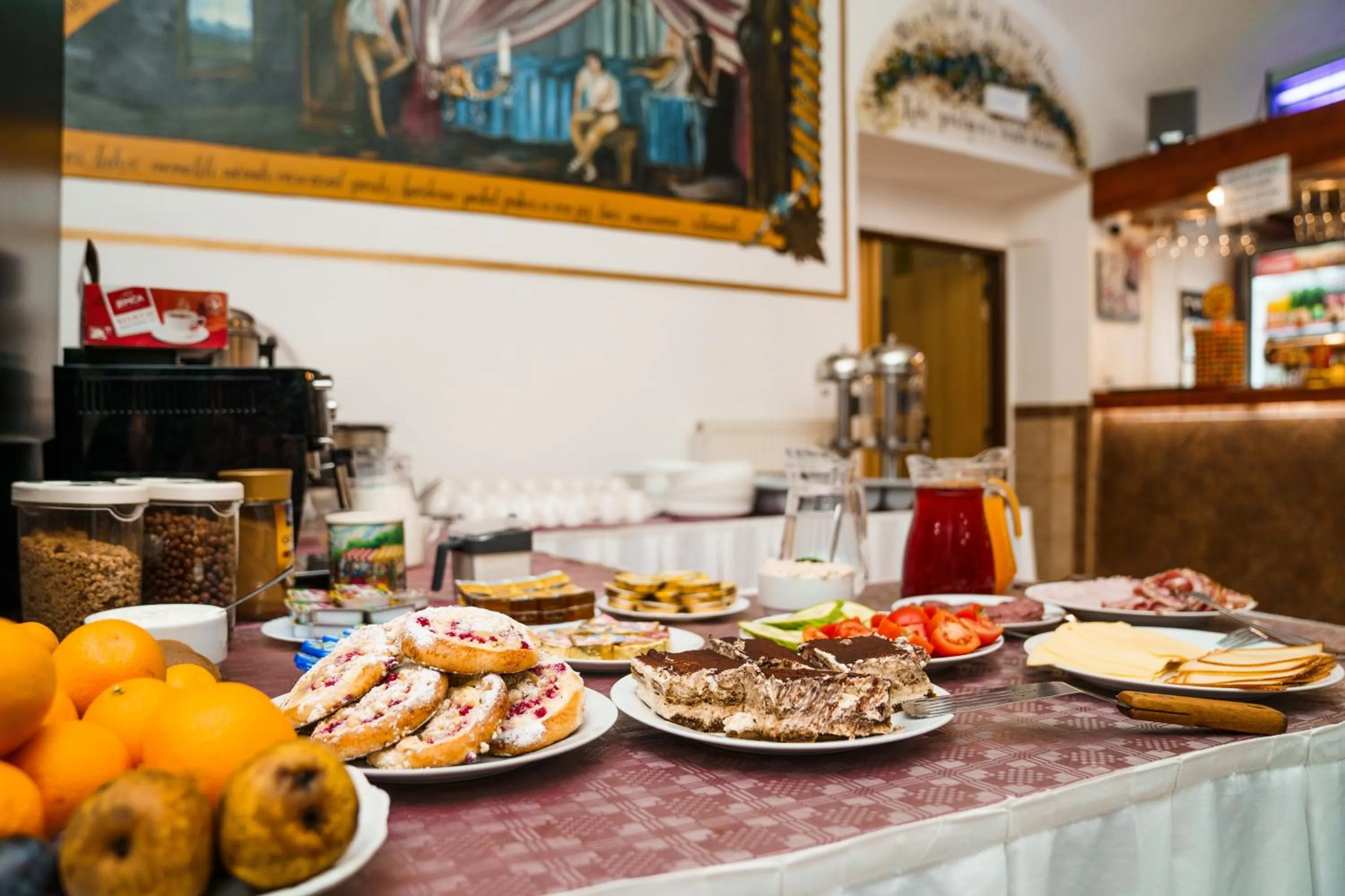 Breakfast in Hotel Panský dům