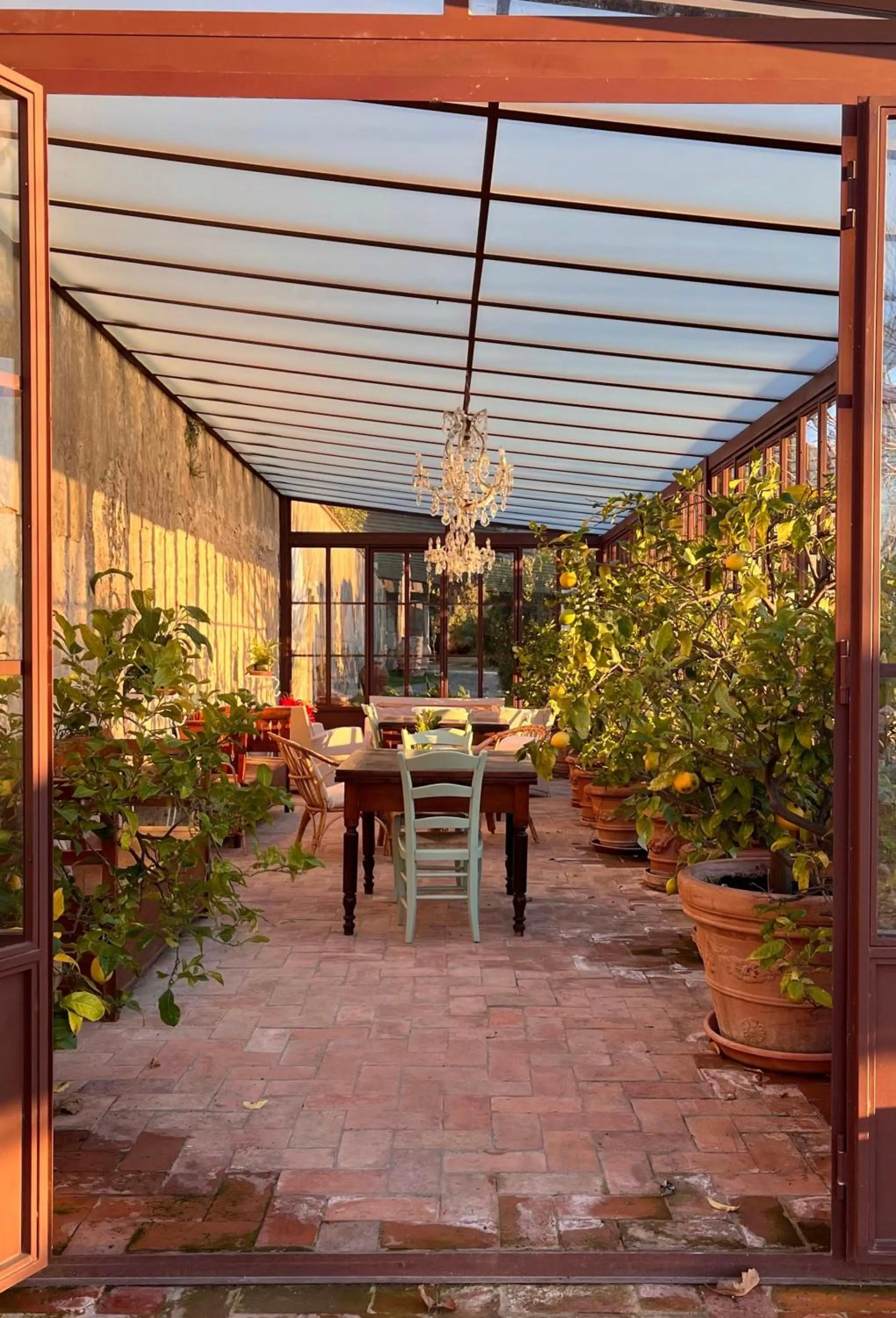 Garden view in B&B Ninfeo dell' Arancera