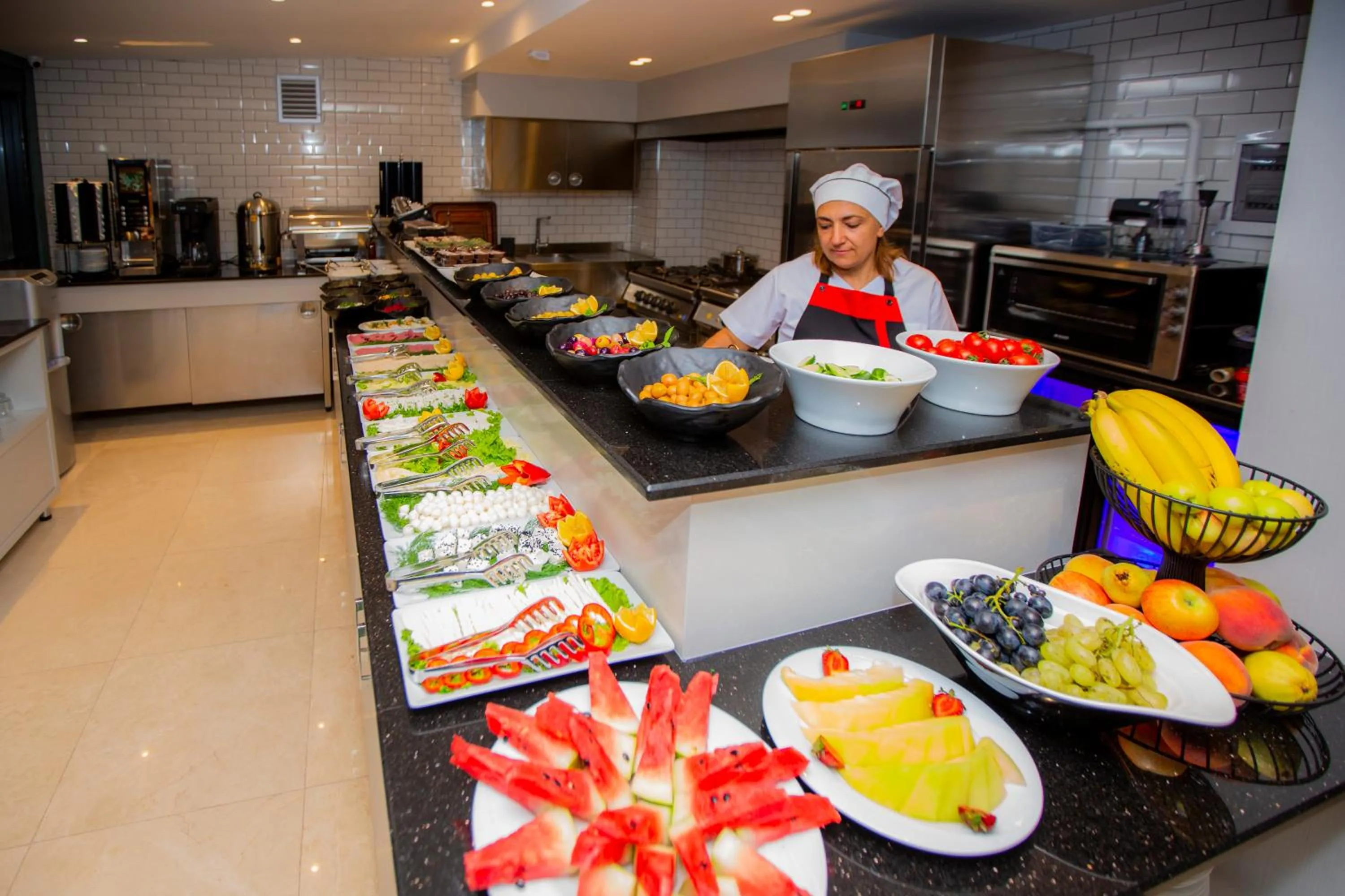 Buffet breakfast in HaciBayramHotel