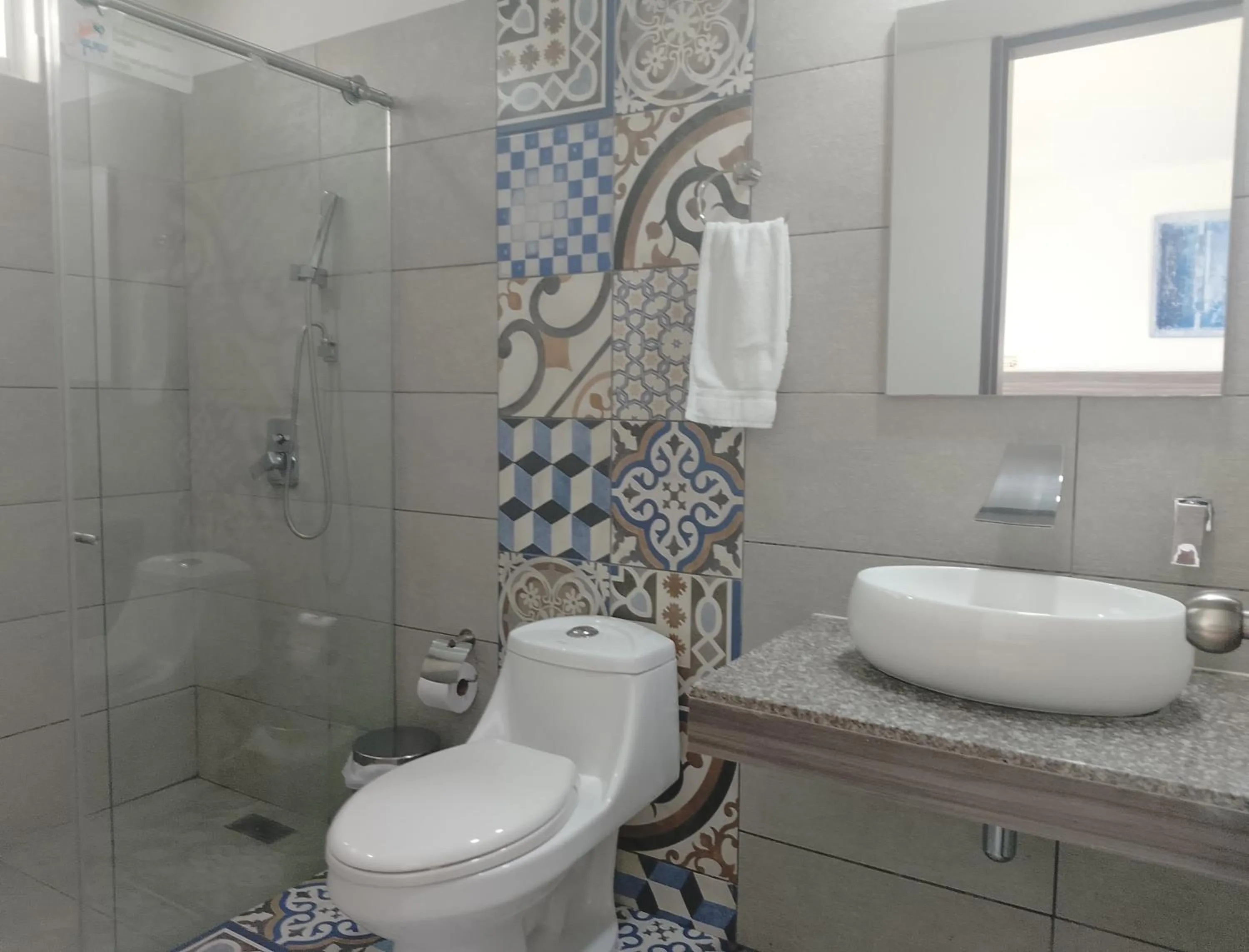 Shower in Hotel Palo Grande CF Pereira