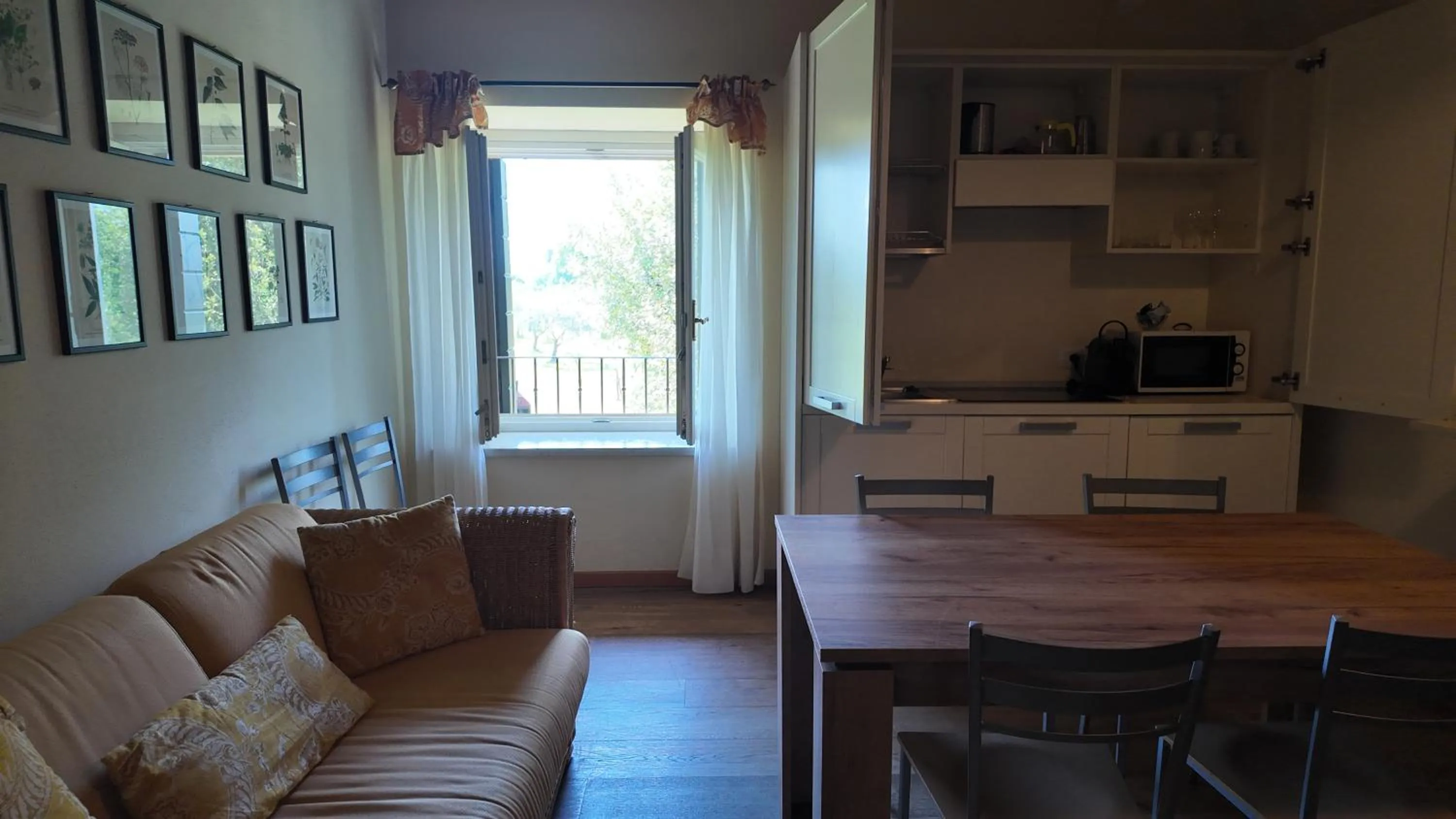 Kitchen or kitchenette in Apartments Relais Corte Paradiso